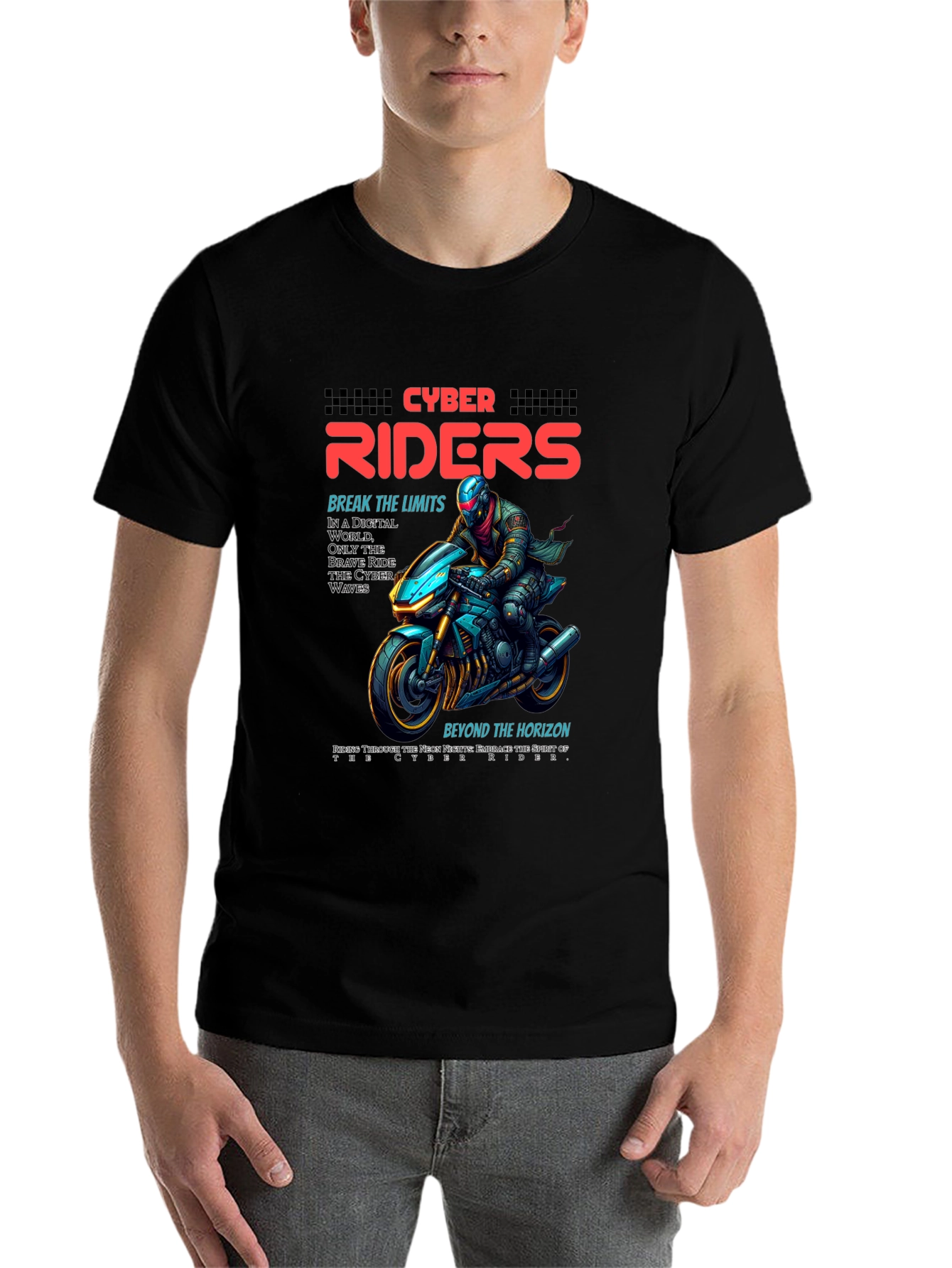 Cyber Riders Graphic T-Shirt