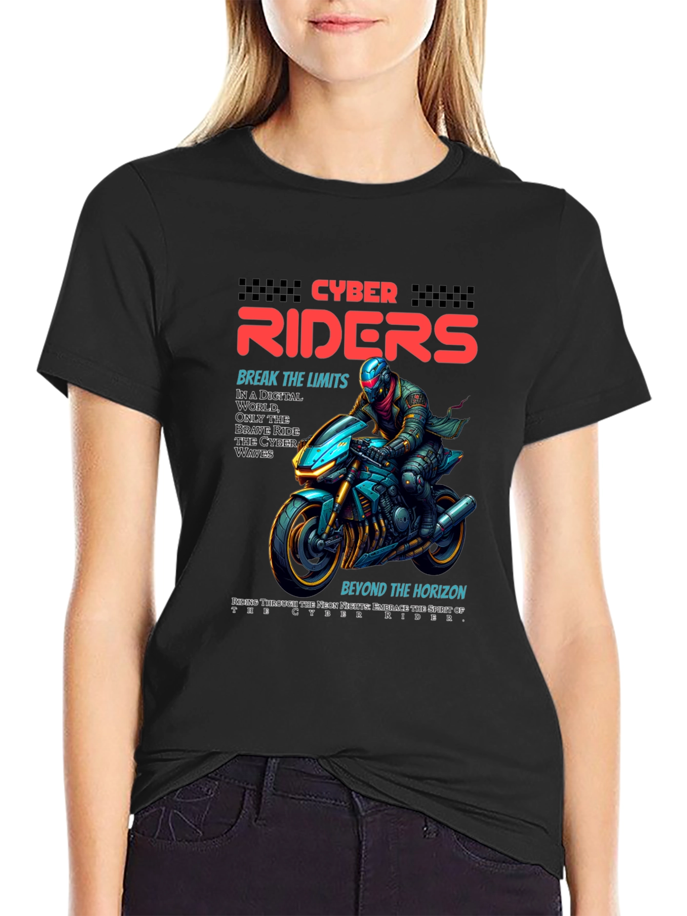 Cyber Riders Graphic T-Shirt