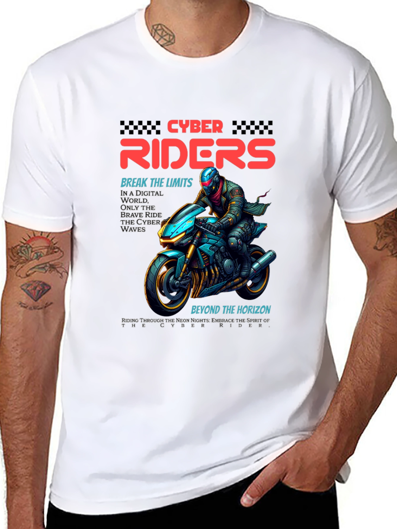 Cyber Riders Graphic T-Shirt