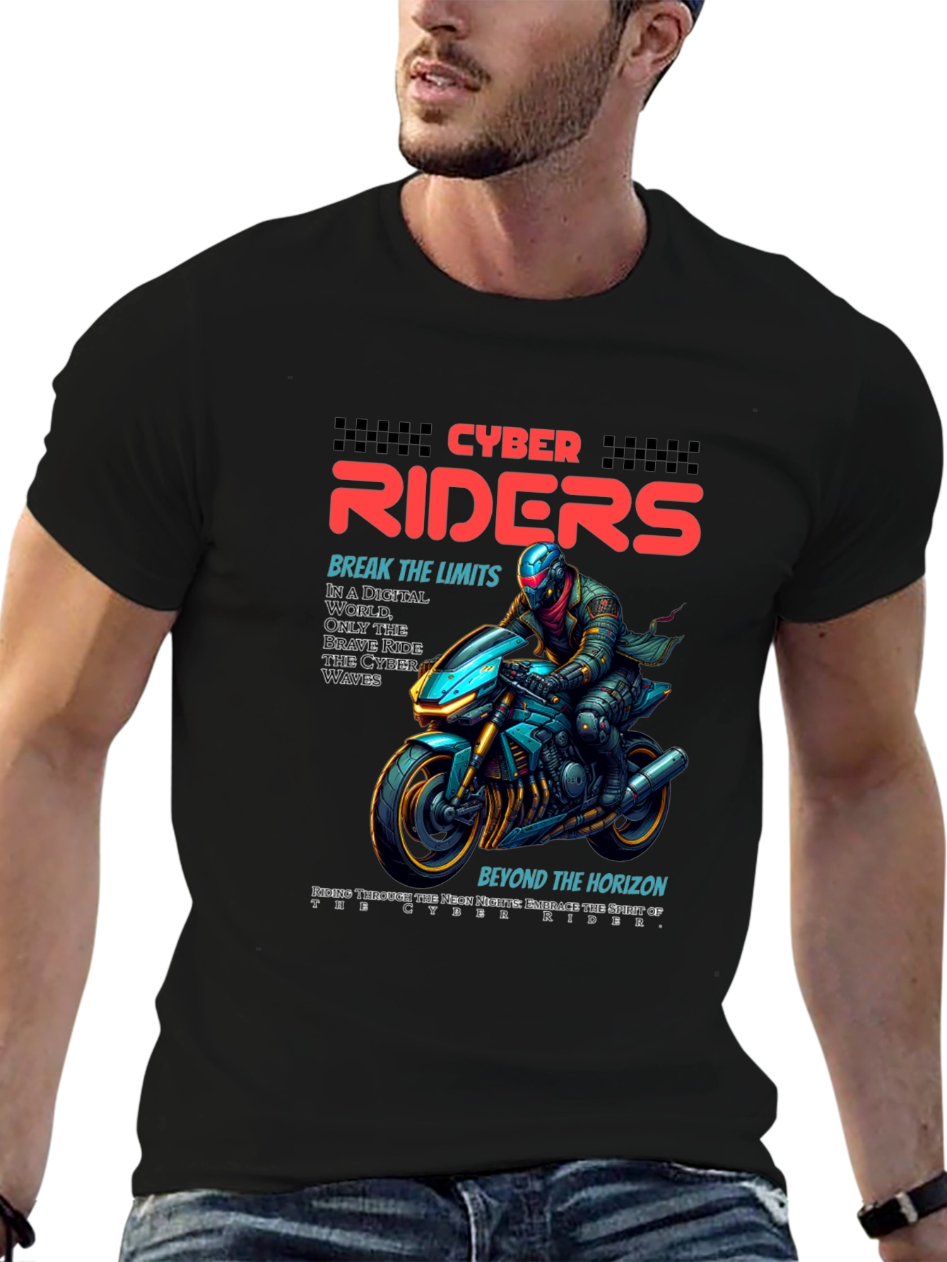 Cyber Riders Graphic T-Shirt