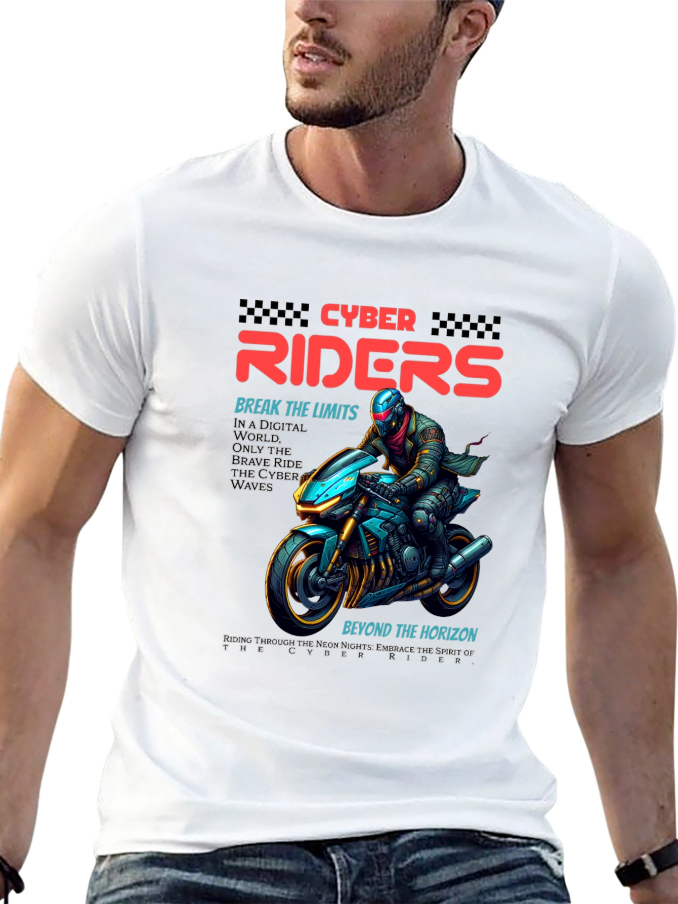 Cyber Riders Graphic T-Shirt