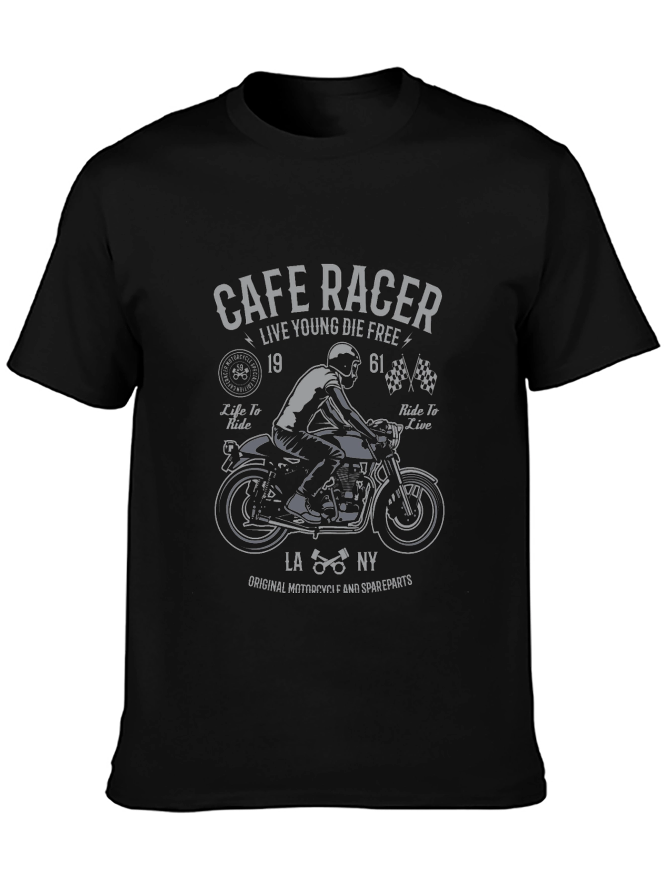 Cafe Racer Motorcycle T-Shirt