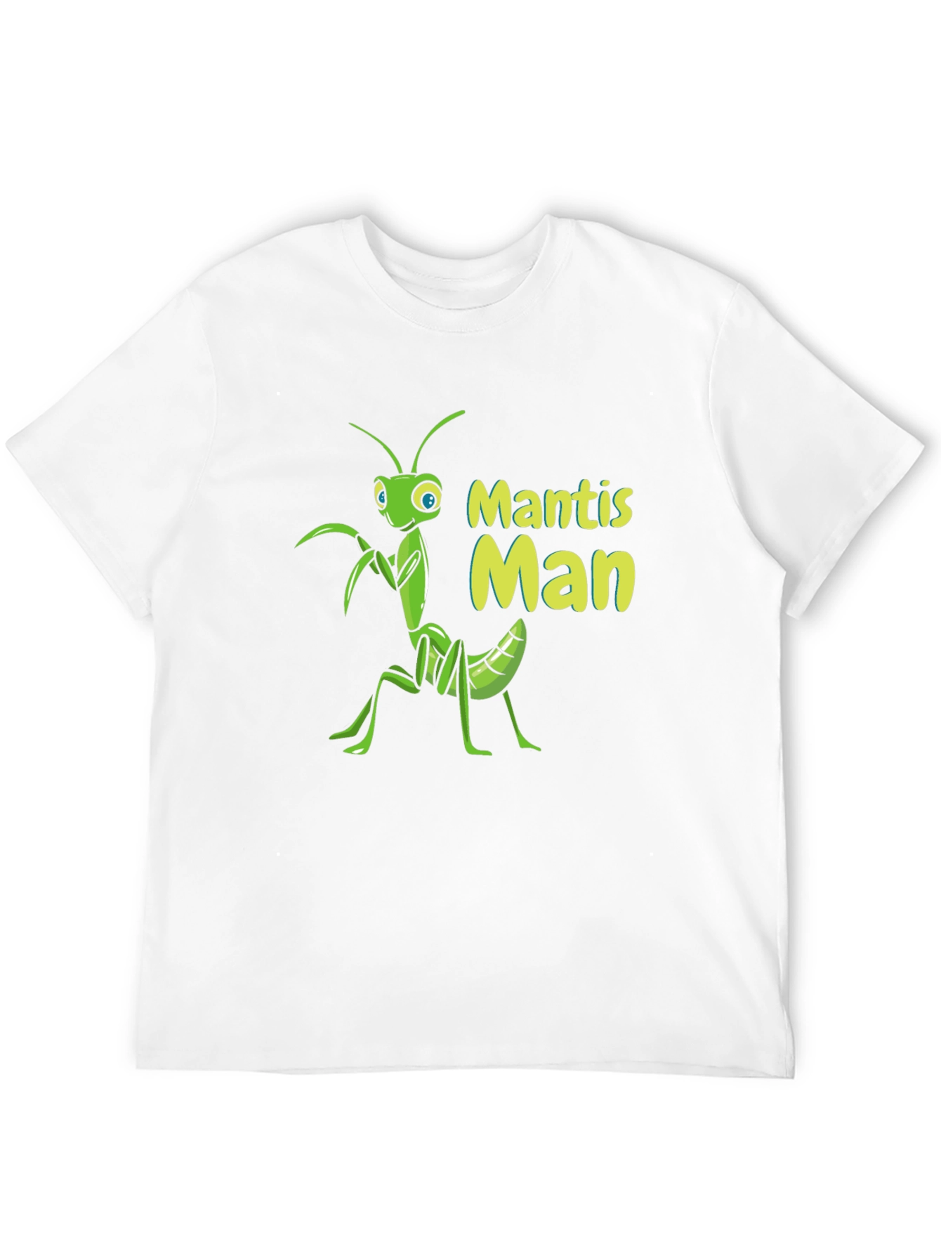 Mantis Man Graphic Tee - Cool Insect Design