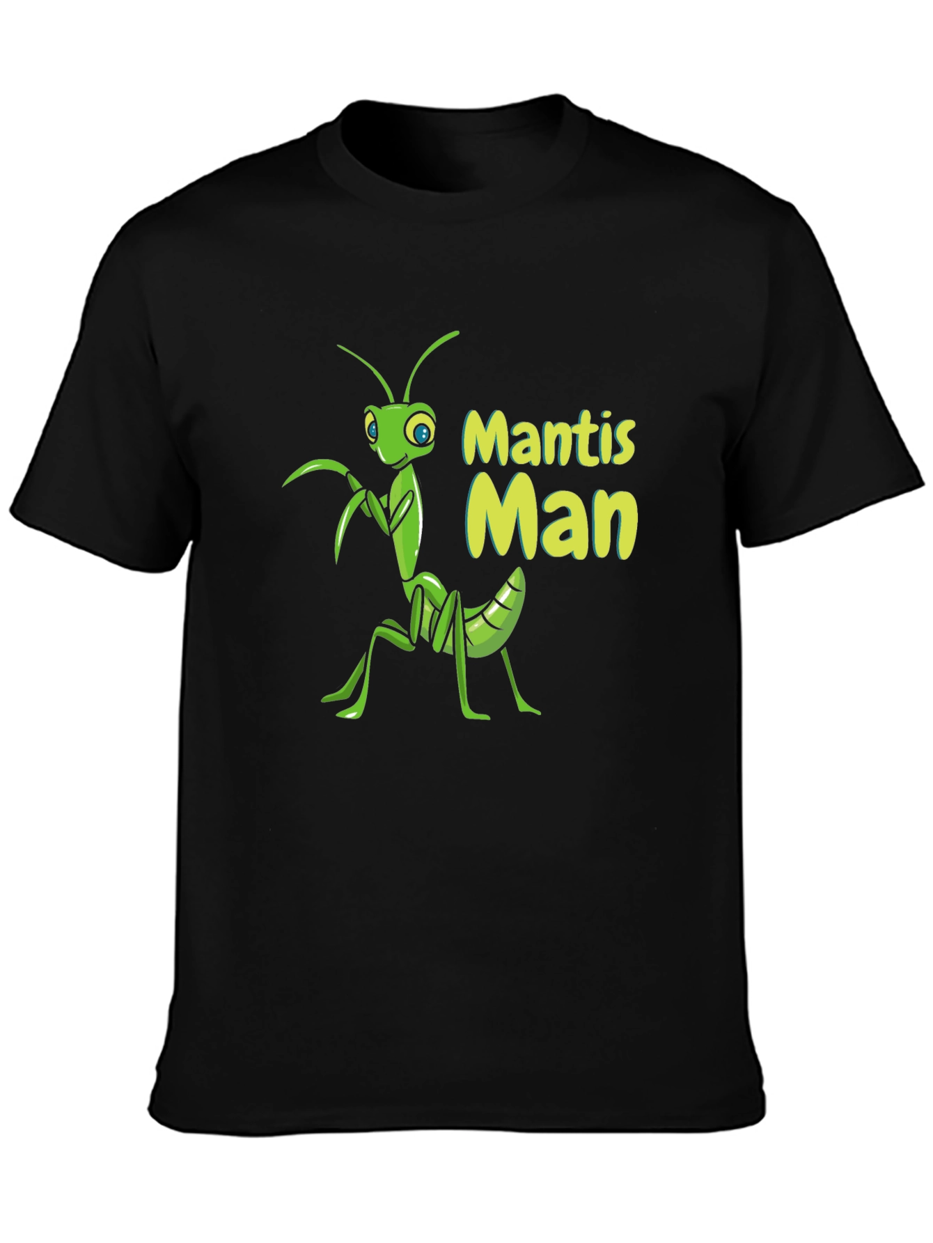 Mantis Man Graphic Tee - Cool Insect Design