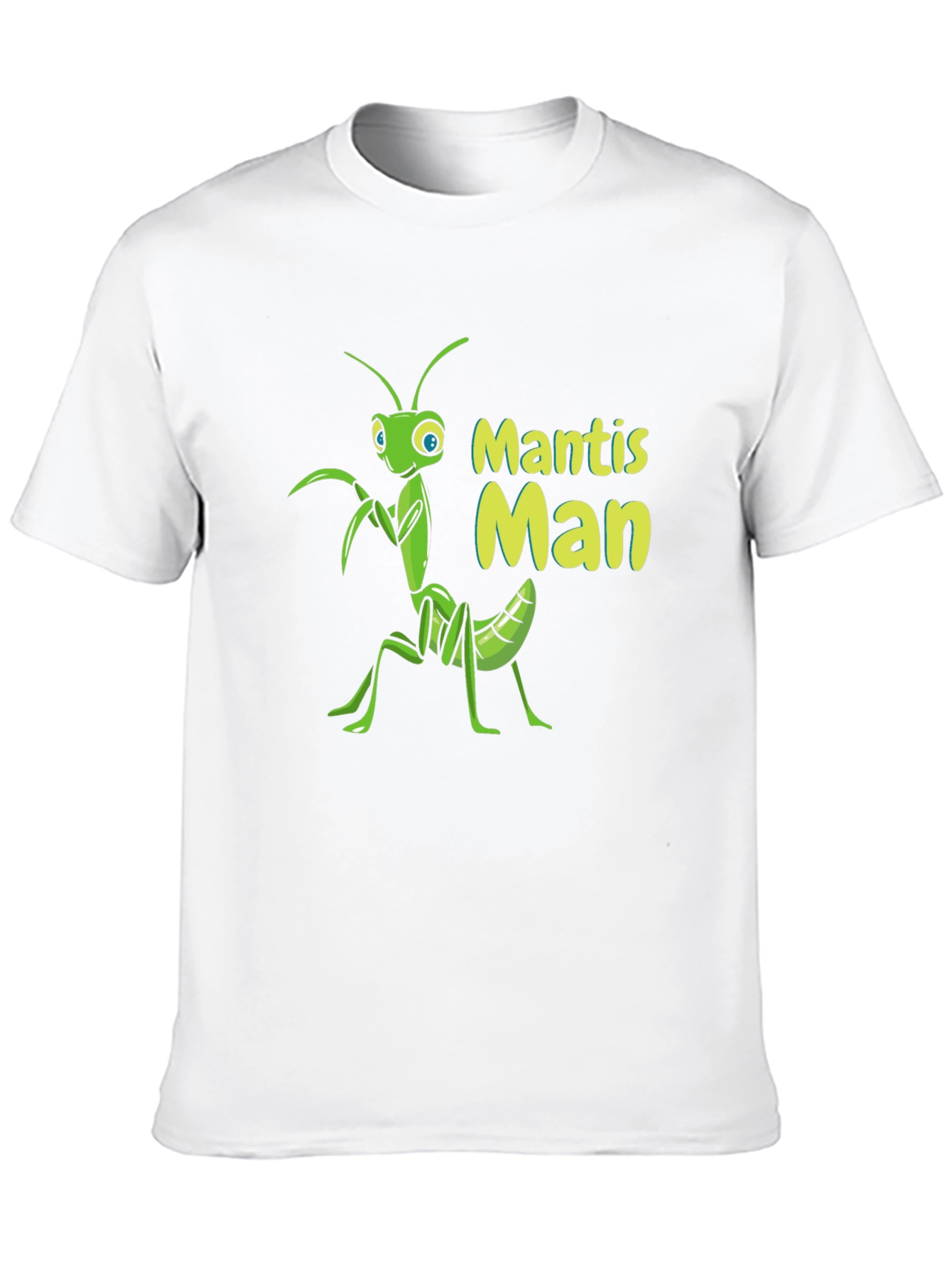 Mantis Man Graphic Tee - Cool Insect Design