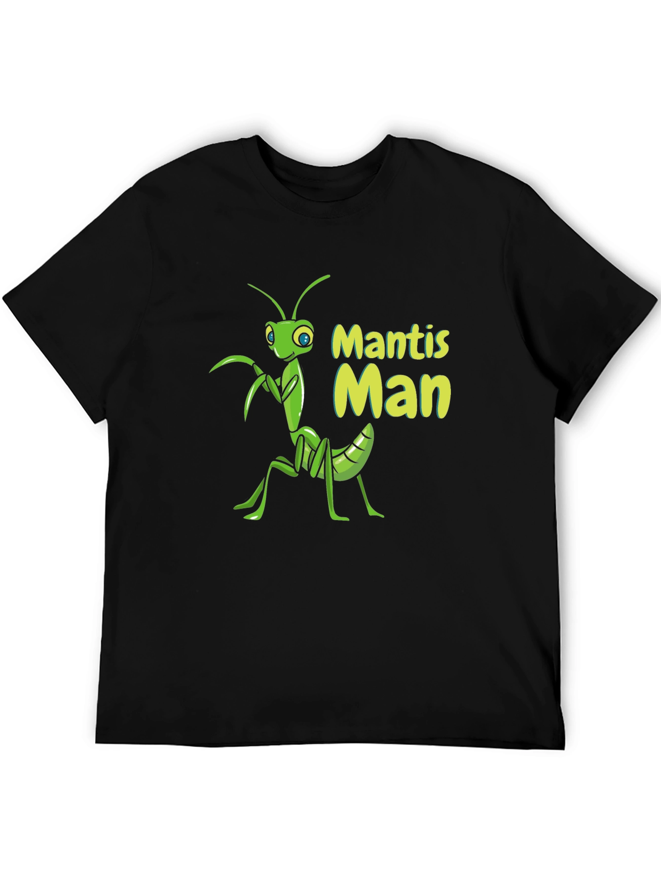 Mantis Man Graphic Tee - Cool Insect Design