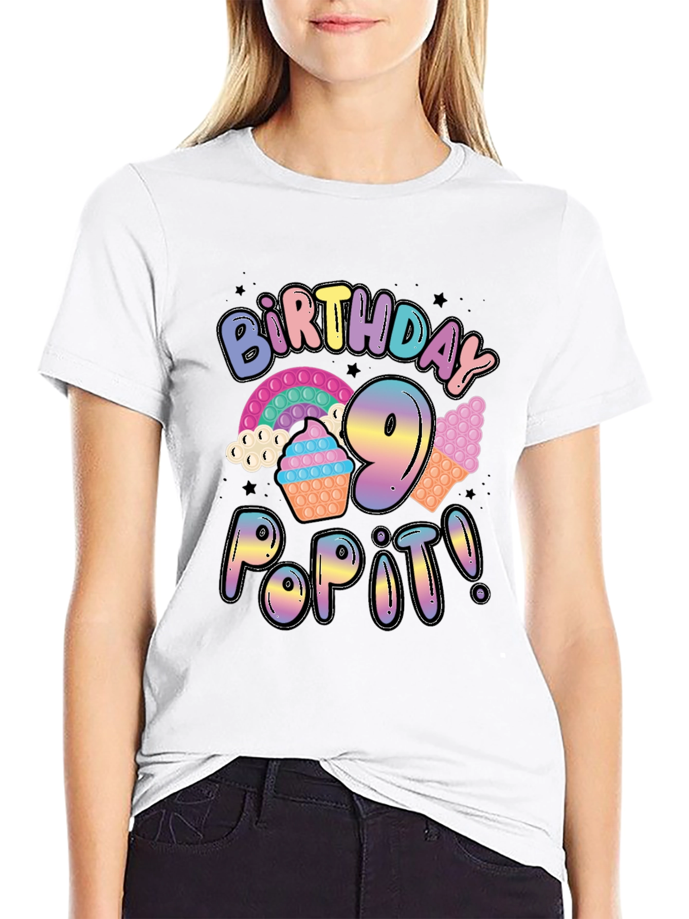 Birthday 9 Pop It T-Shirt