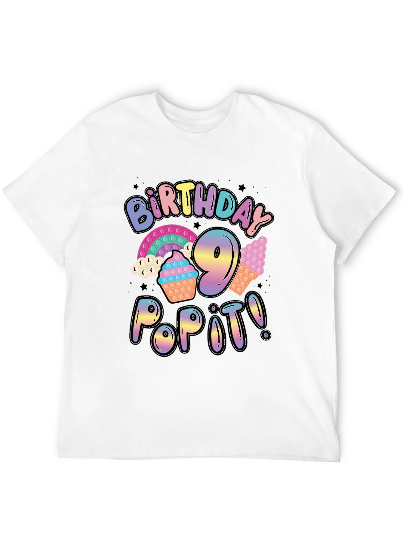 Birthday 9 Pop It T-Shirt