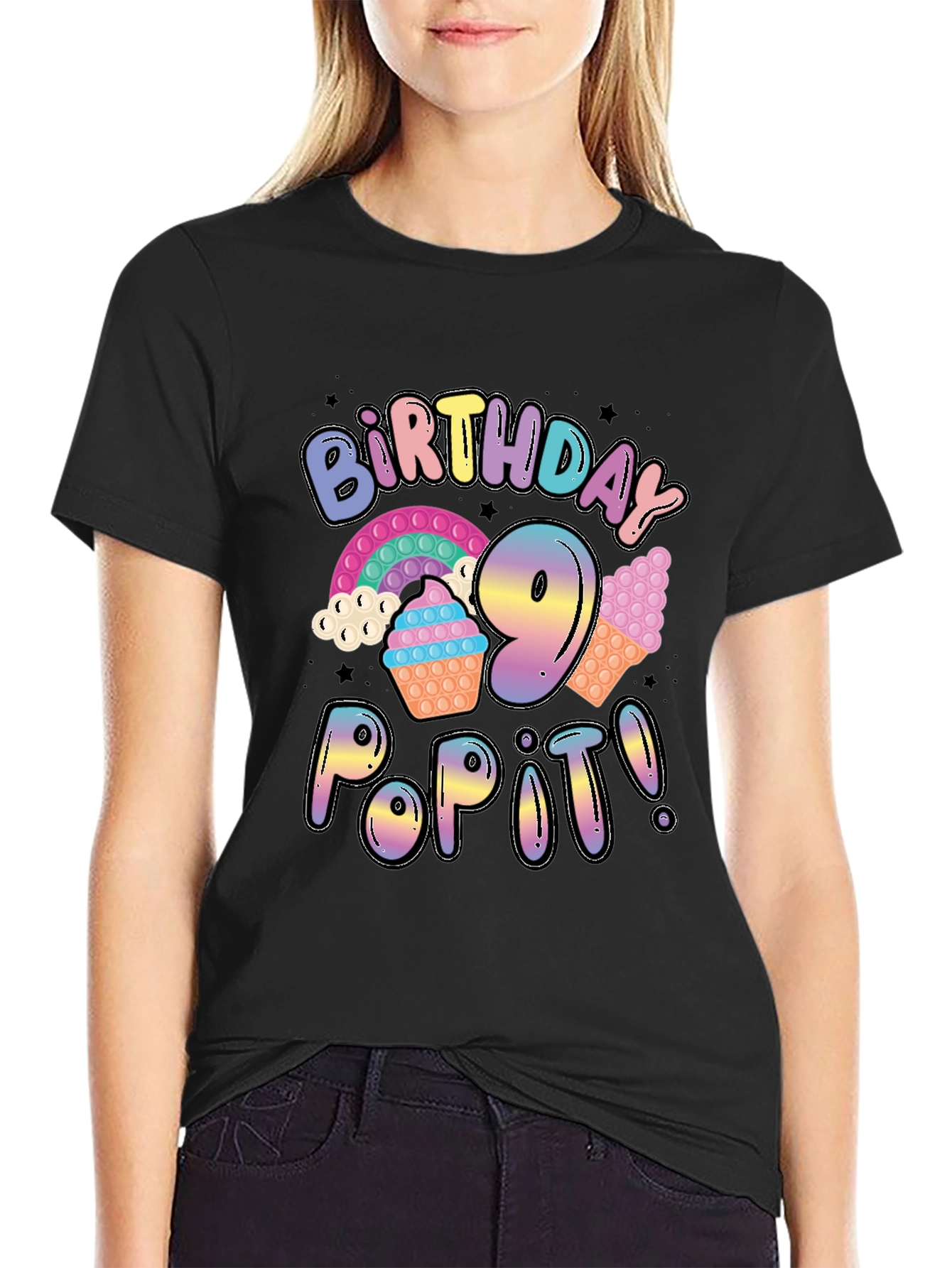 Birthday 9 Pop It T-Shirt