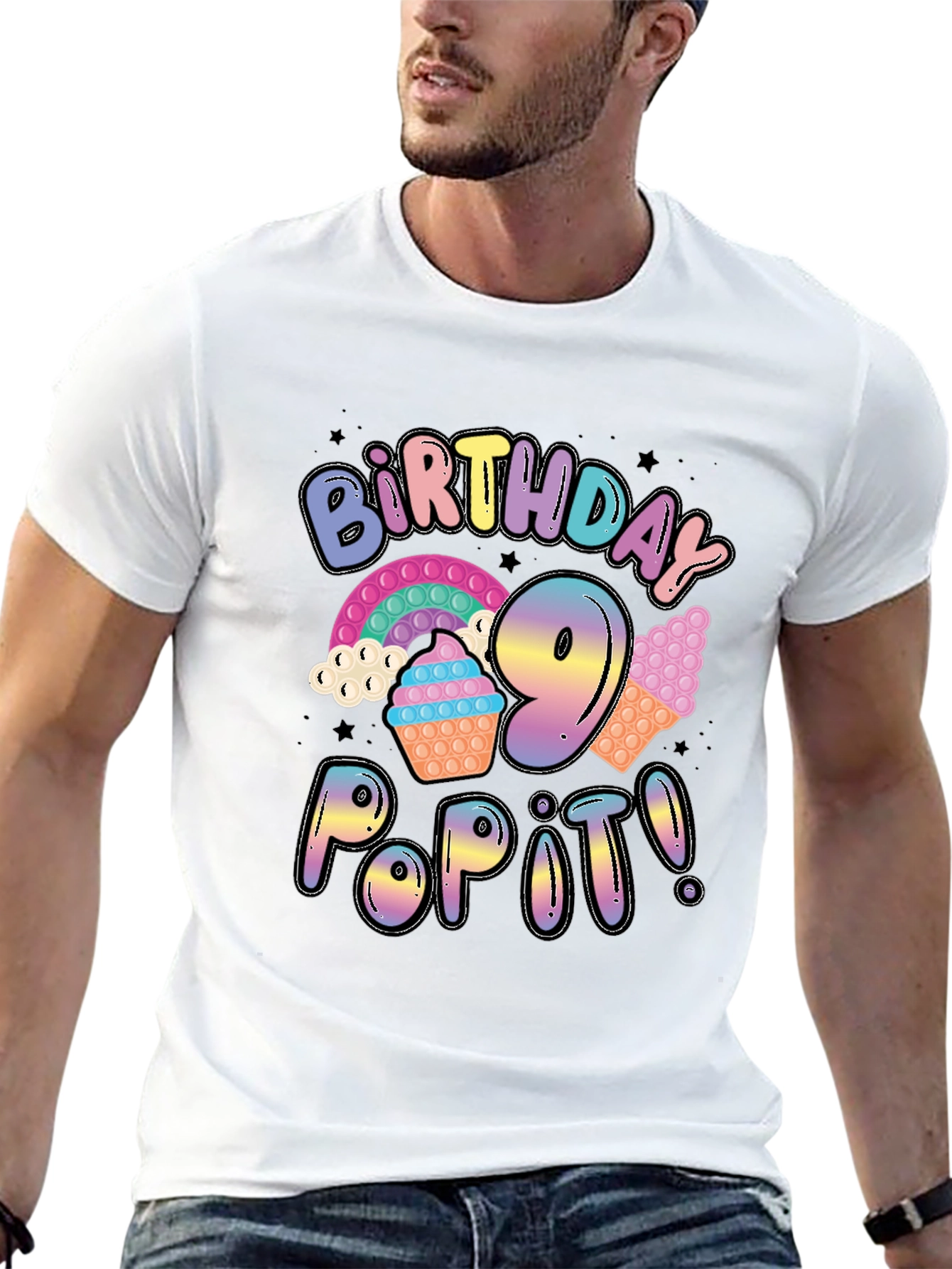 Birthday 9 Pop It T-Shirt