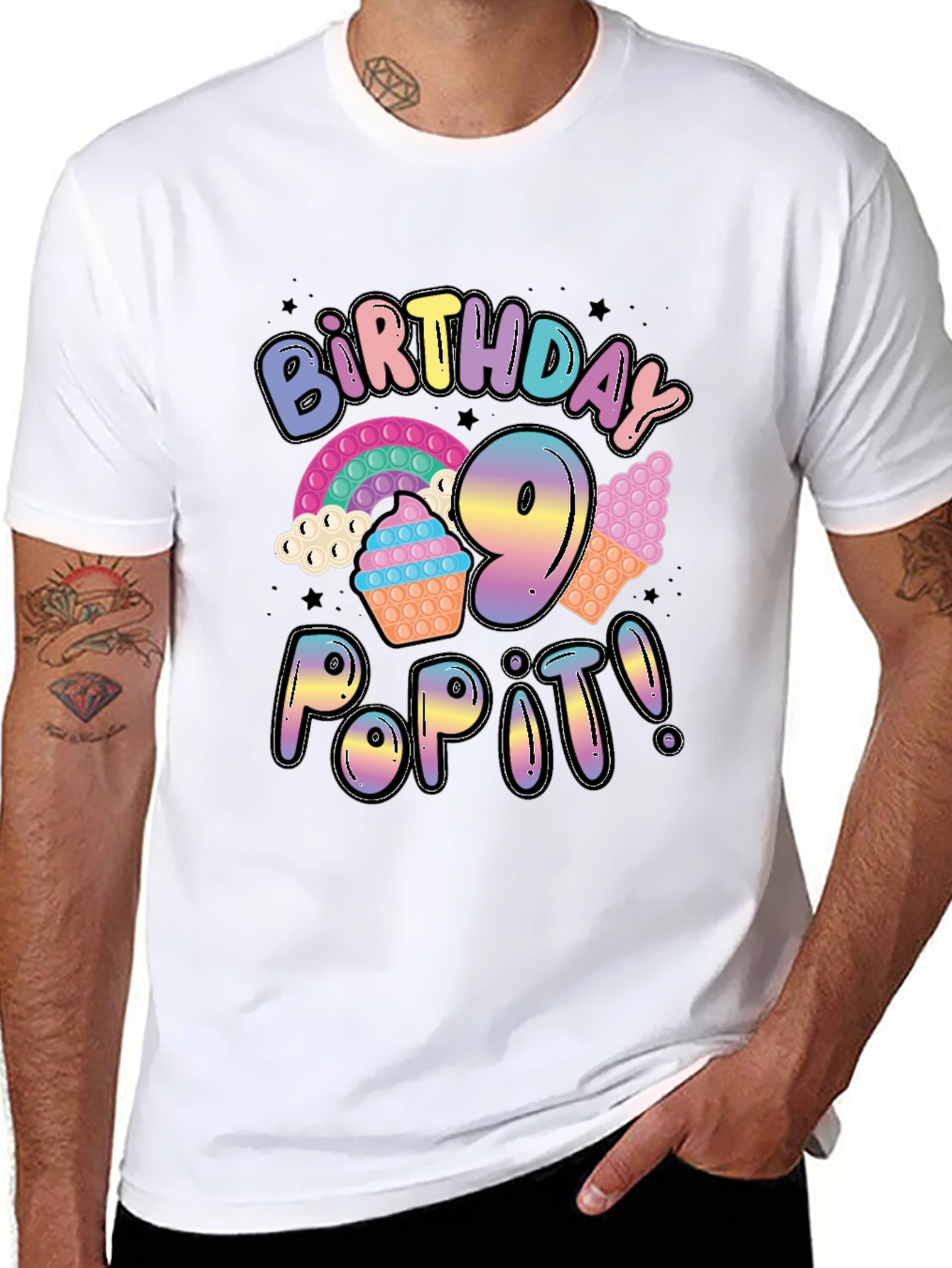 Birthday 9 Pop It T-Shirt