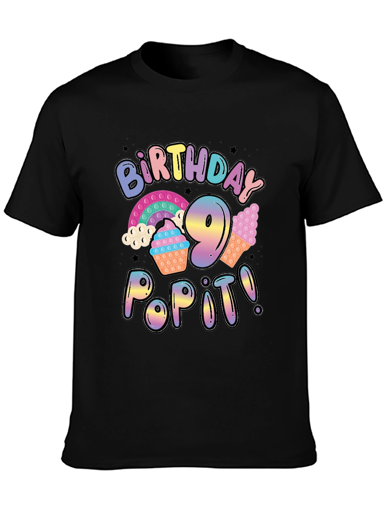 Birthday 9 Pop It T-Shirt