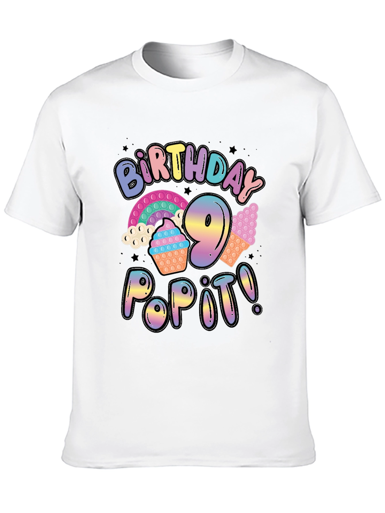Birthday 9 Pop It T-Shirt