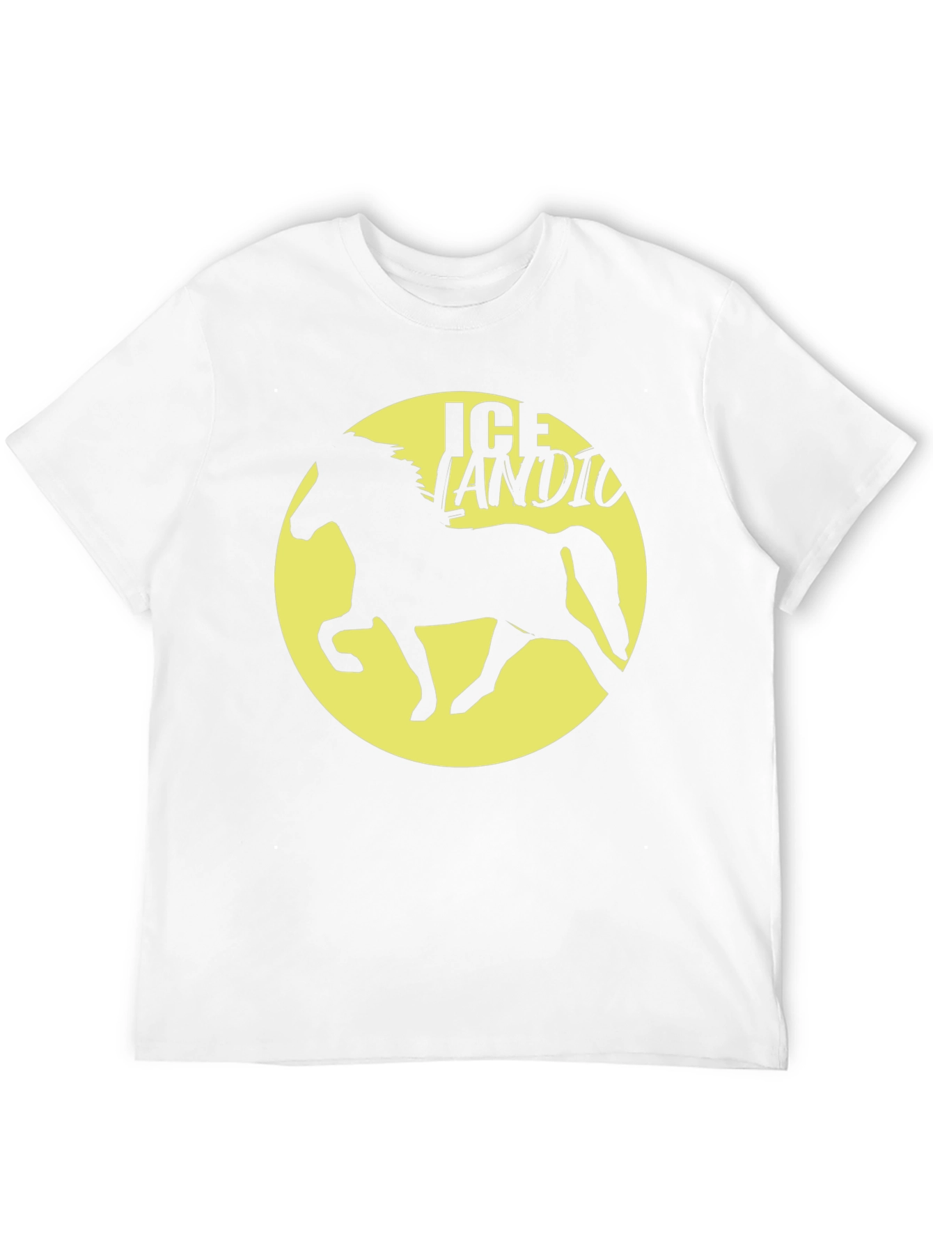 Icelandic Horse Graphic Tee - Black Unisex T-Shirt