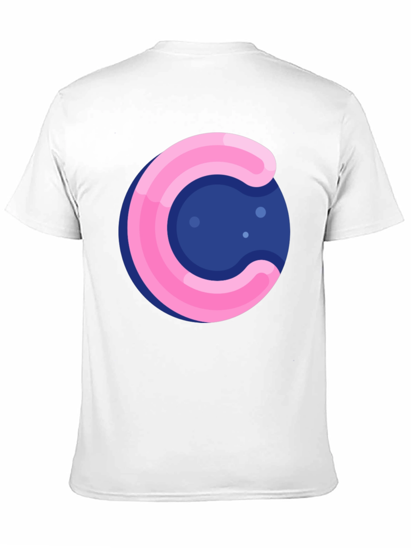 Funky Circle T-Shirt - Pink & Blue Design