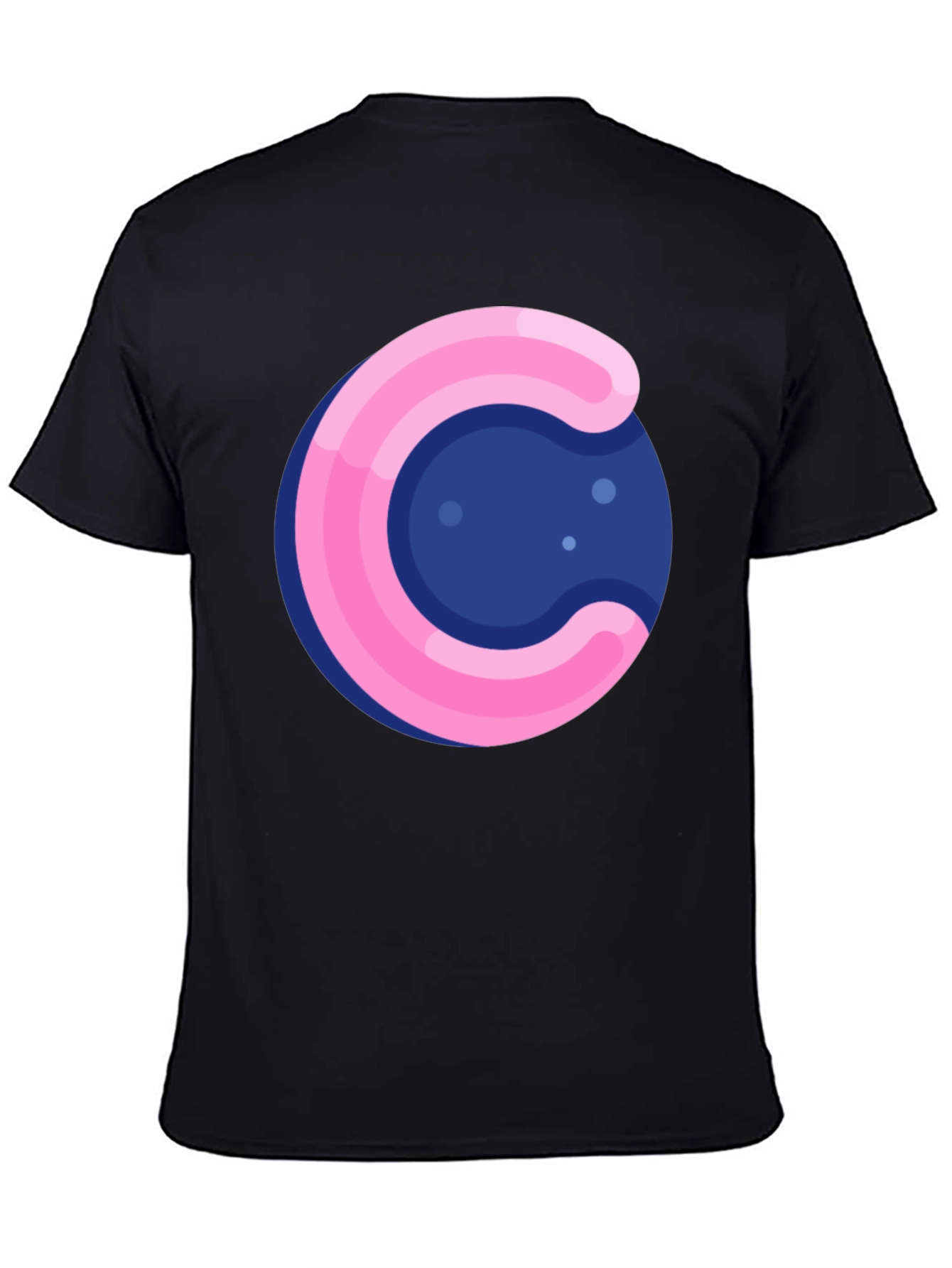 Funky Circle T-Shirt - Pink & Blue Design