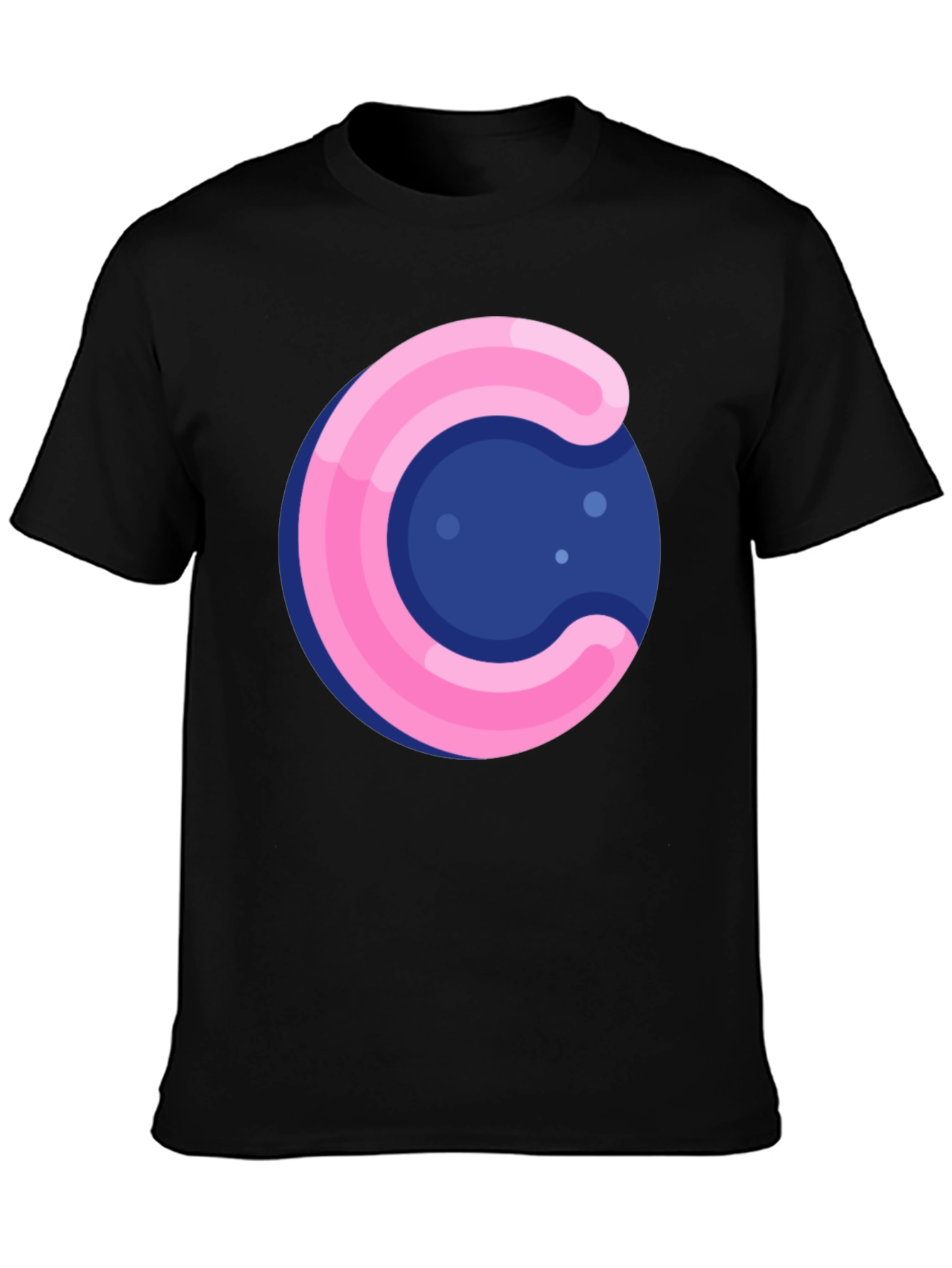 Funky Circle T-Shirt - Pink & Blue Design