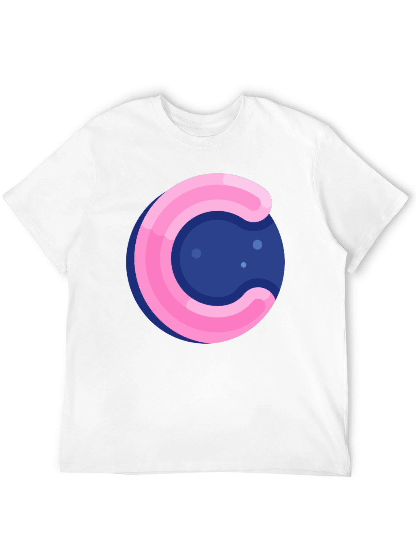 Funky Circle T-Shirt - Pink & Blue Design