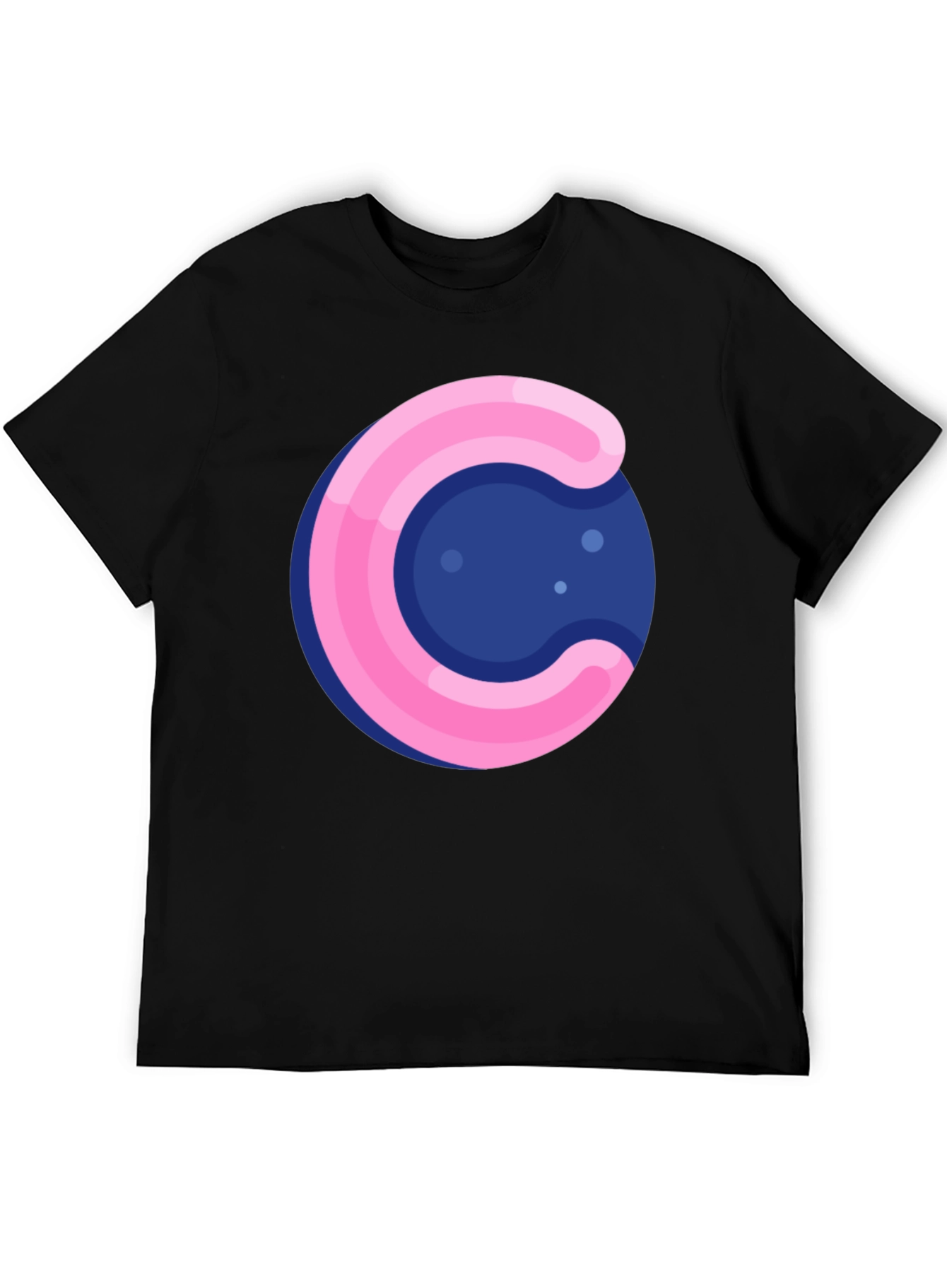 Funky Circle T-Shirt - Pink & Blue Design