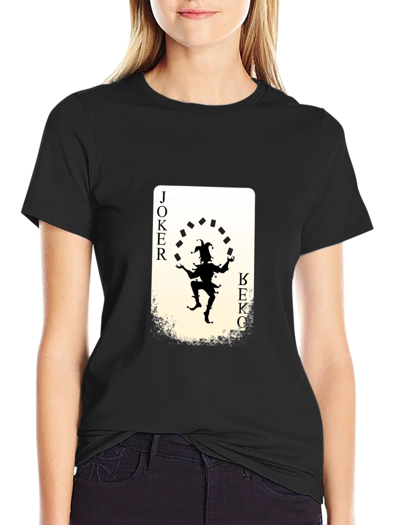 Joker Card Graphic Tee - Unique Design