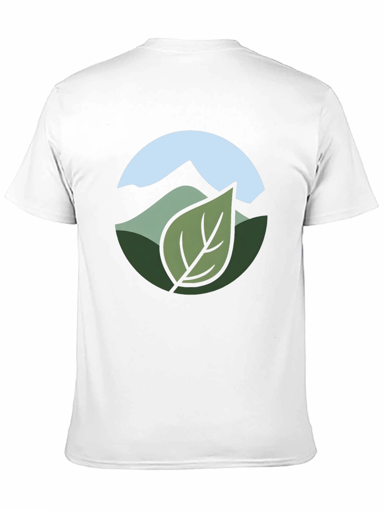 Nature Inspired Graphic Tee - Black