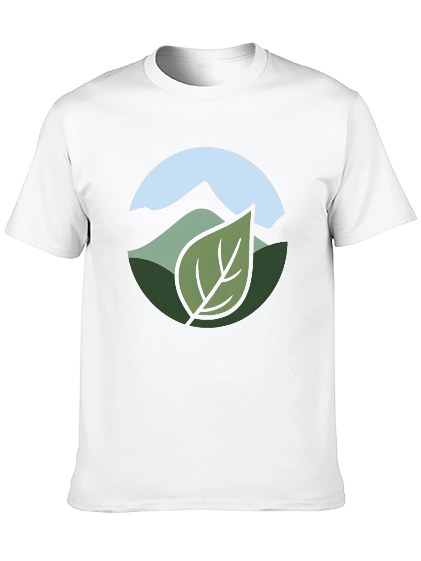 Nature Inspired Graphic Tee - Black
