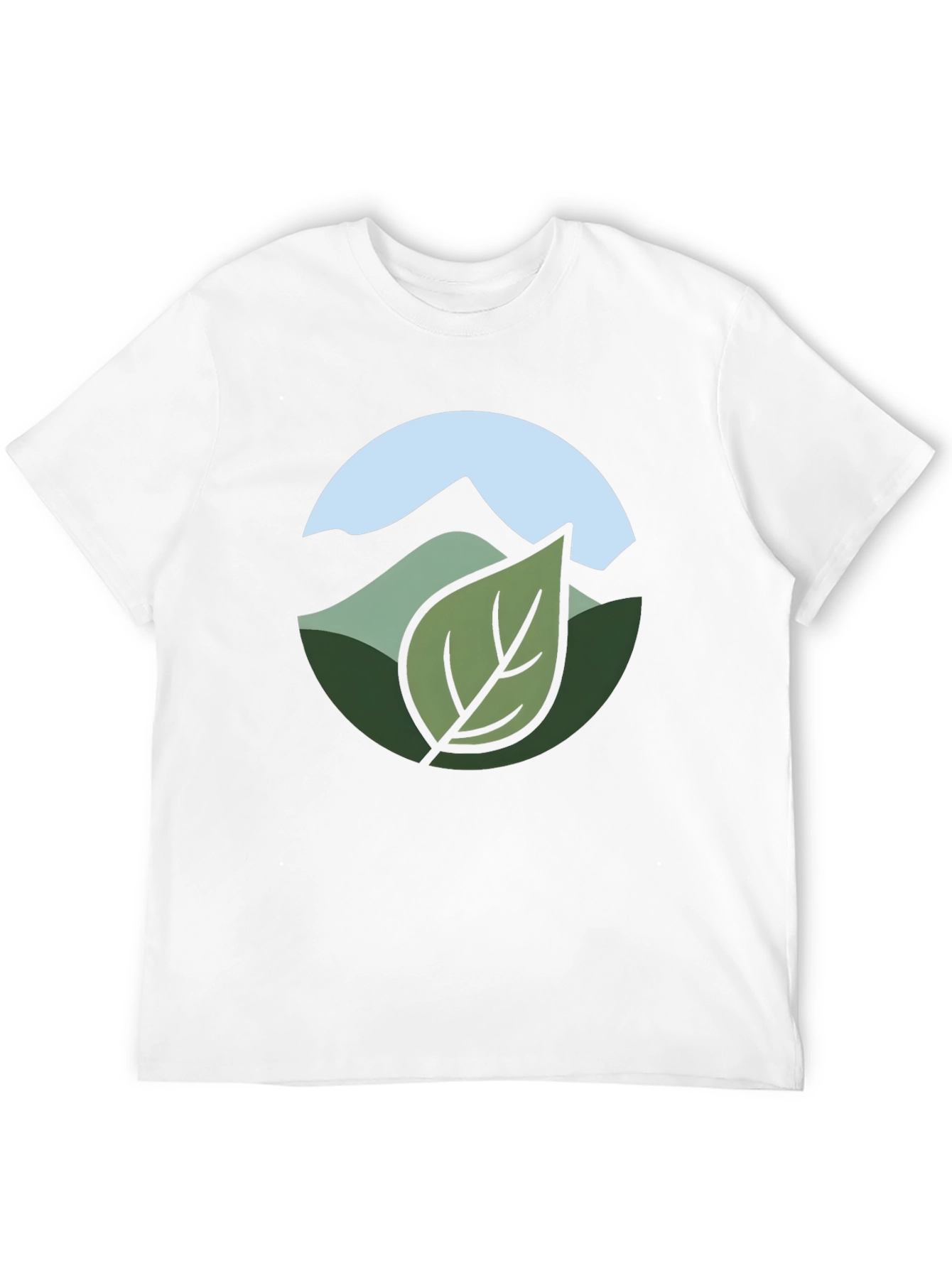 Nature Inspired Graphic Tee - Black