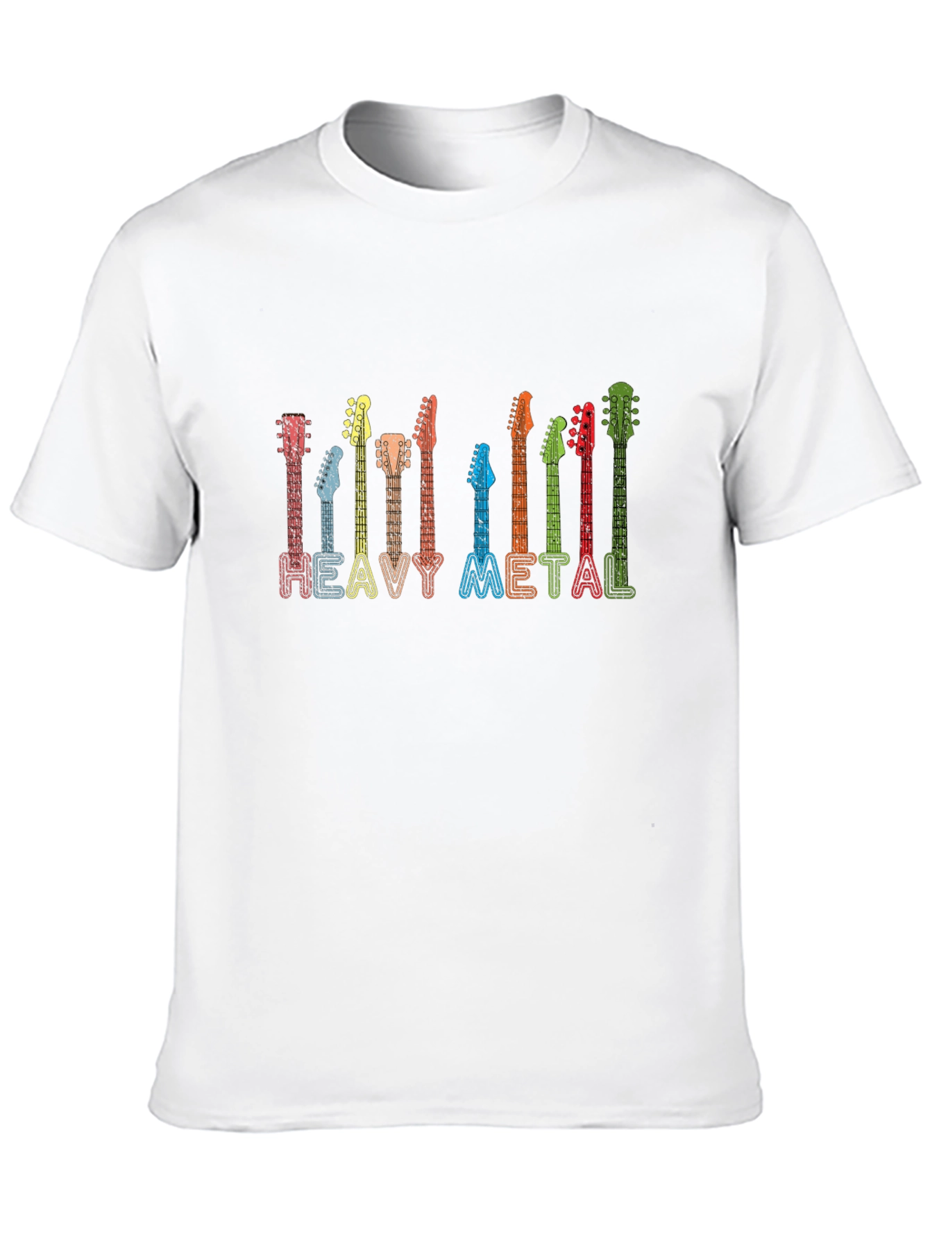 Heavy Metal Guitar T-Shirt - Rock Music Tee