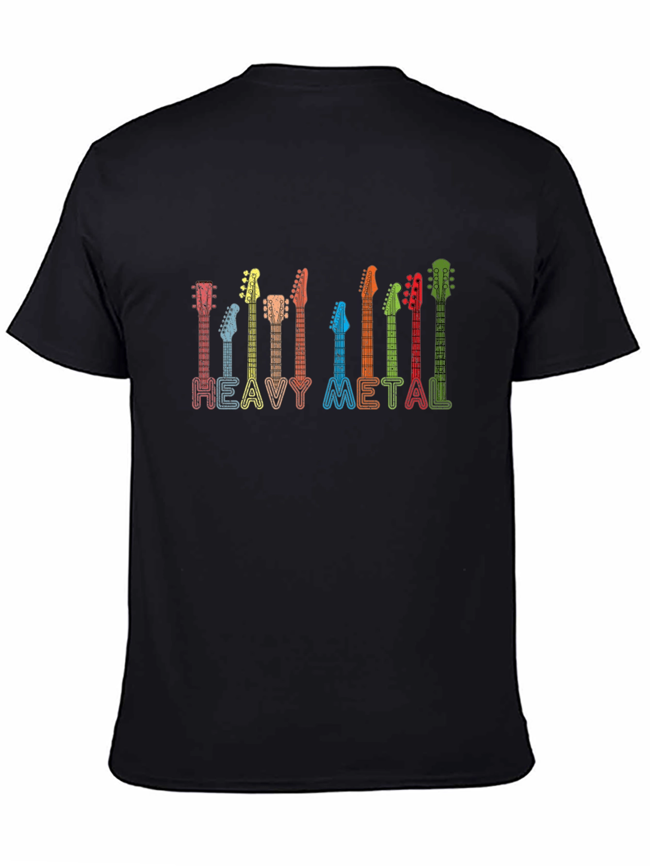 Heavy Metal Guitar T-Shirt - Rock Music Tee