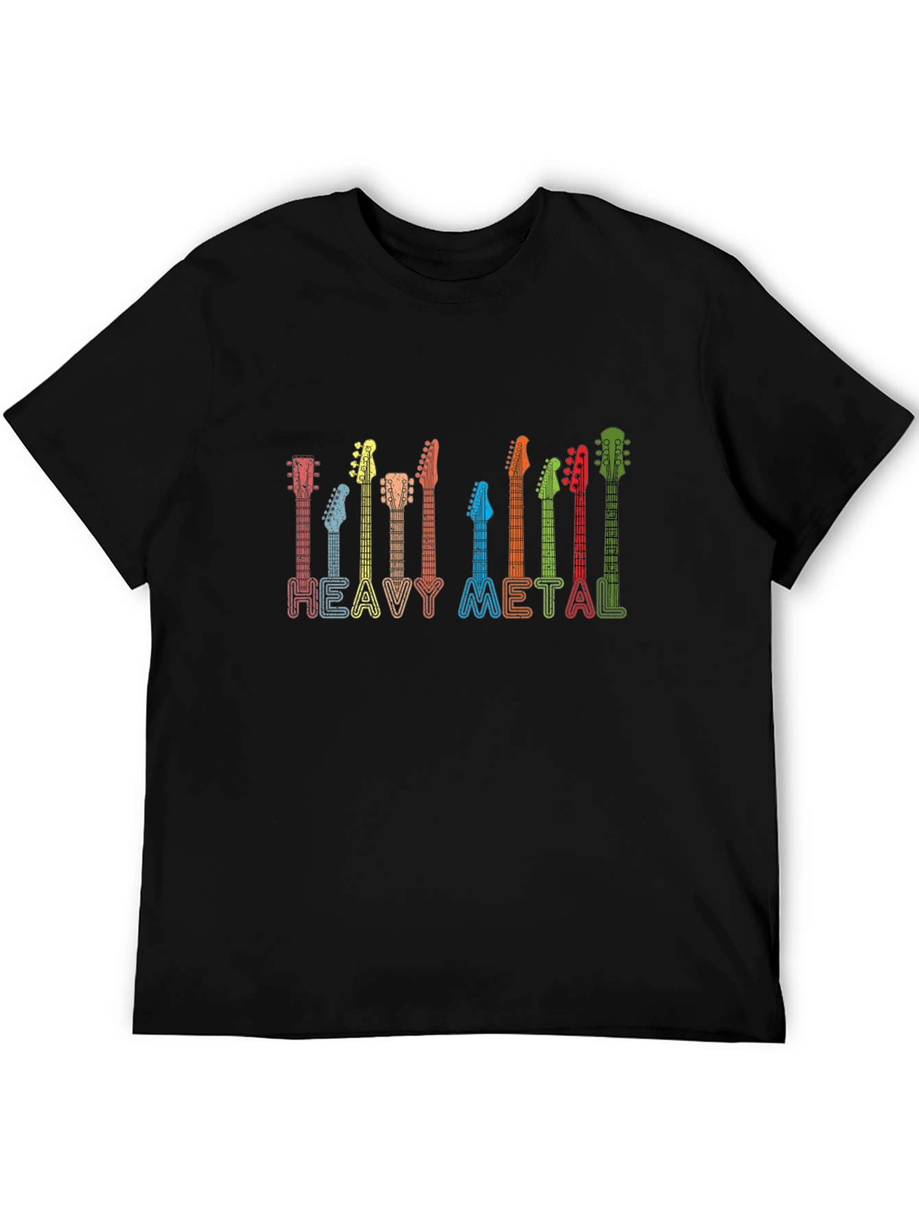 Heavy Metal Guitar T-Shirt - Rock Music Tee