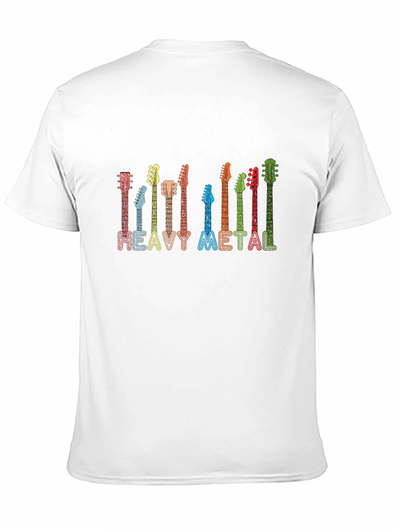 Heavy Metal Guitar T-Shirt - Rock Music Tee