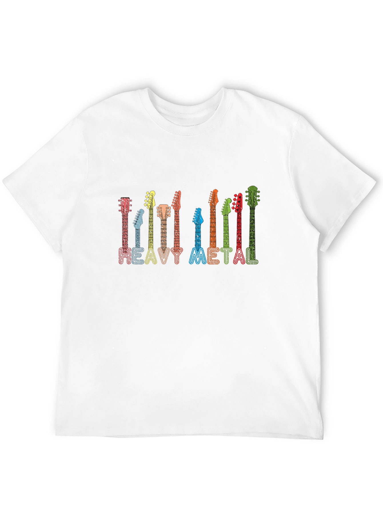 Heavy Metal Guitar T-Shirt - Rock Music Tee