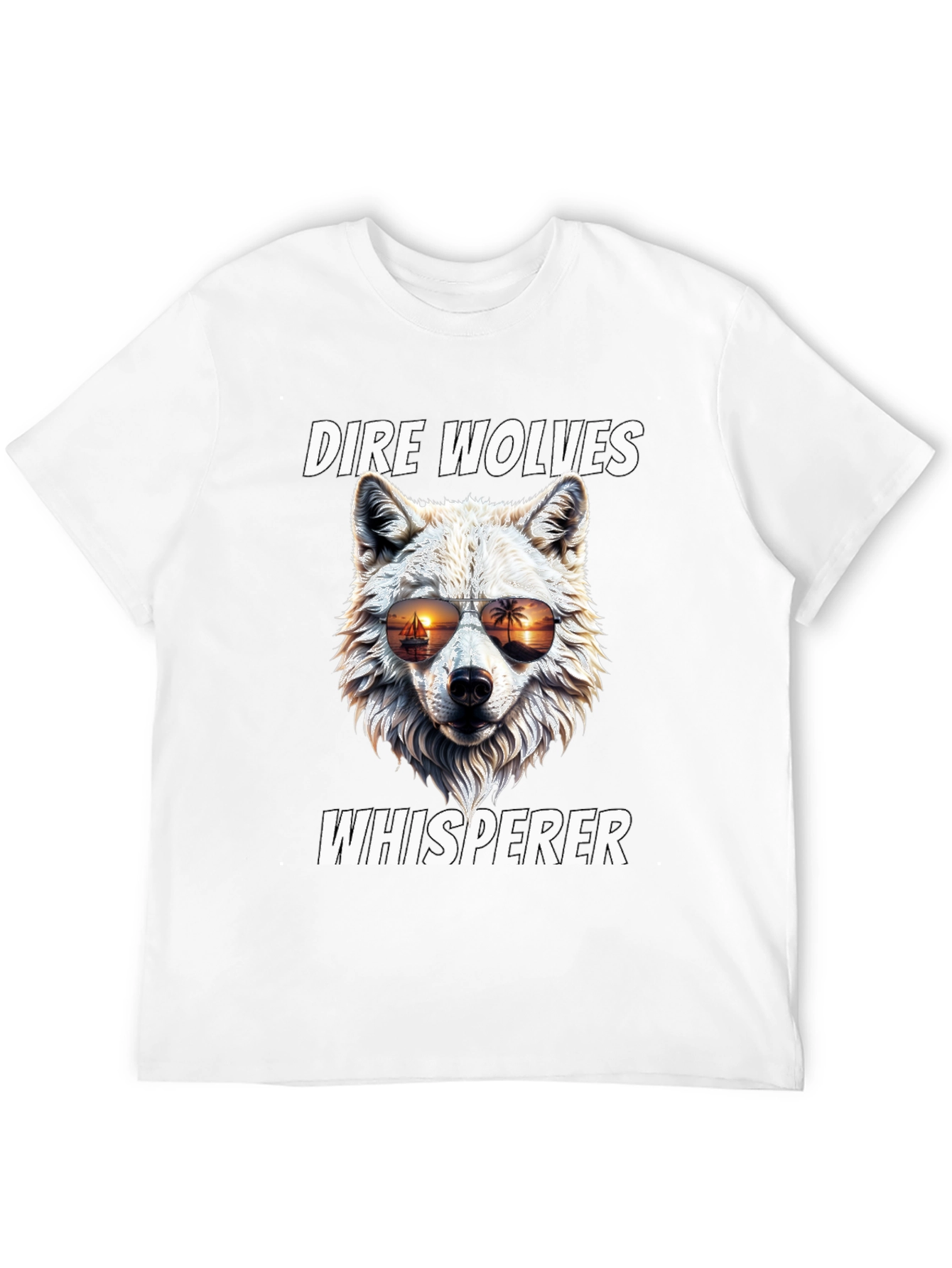 Dire Wolves Whisperer Graphic T-Shirt
