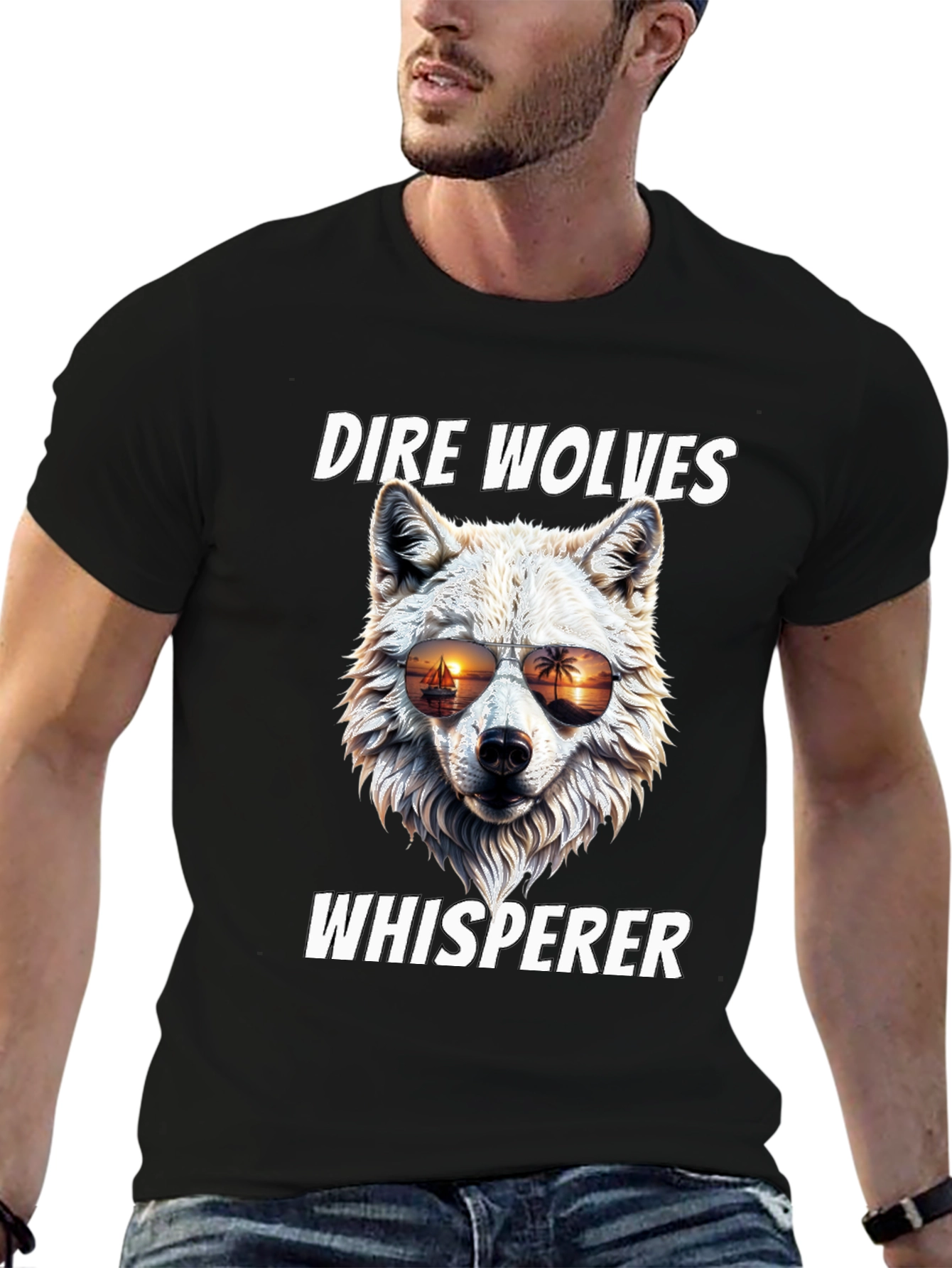 Dire Wolves Whisperer Graphic T-Shirt