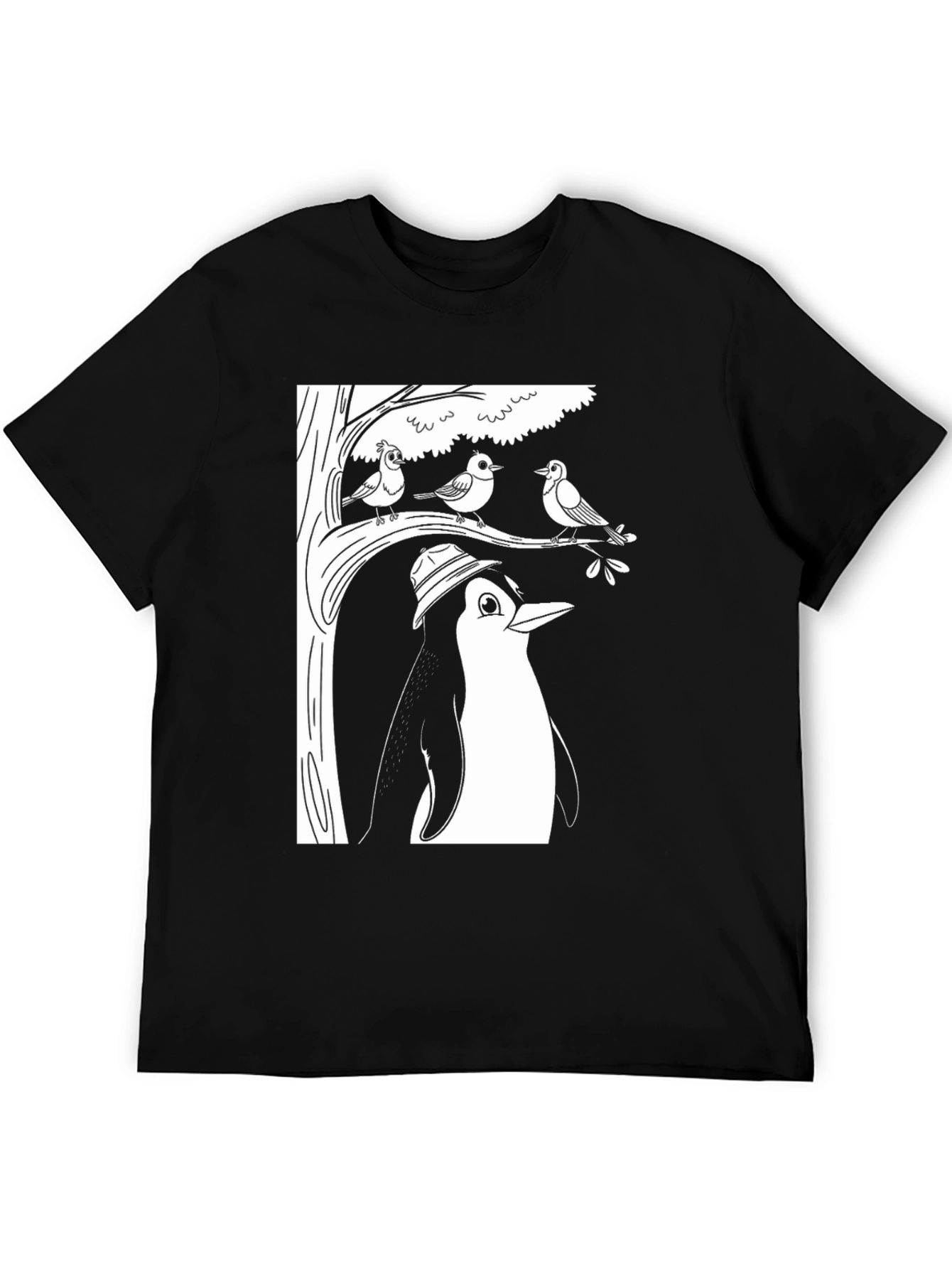 Penguin & Birds Graphic Tee
