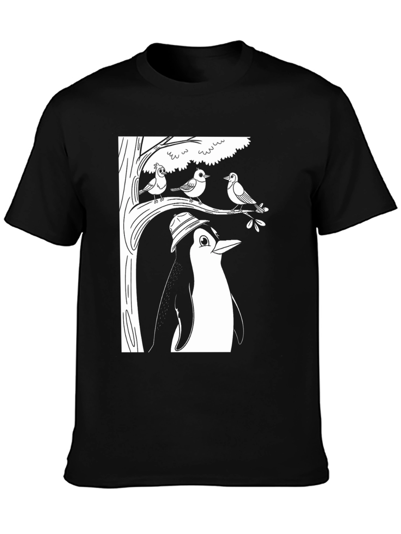 Penguin & Birds Graphic Tee