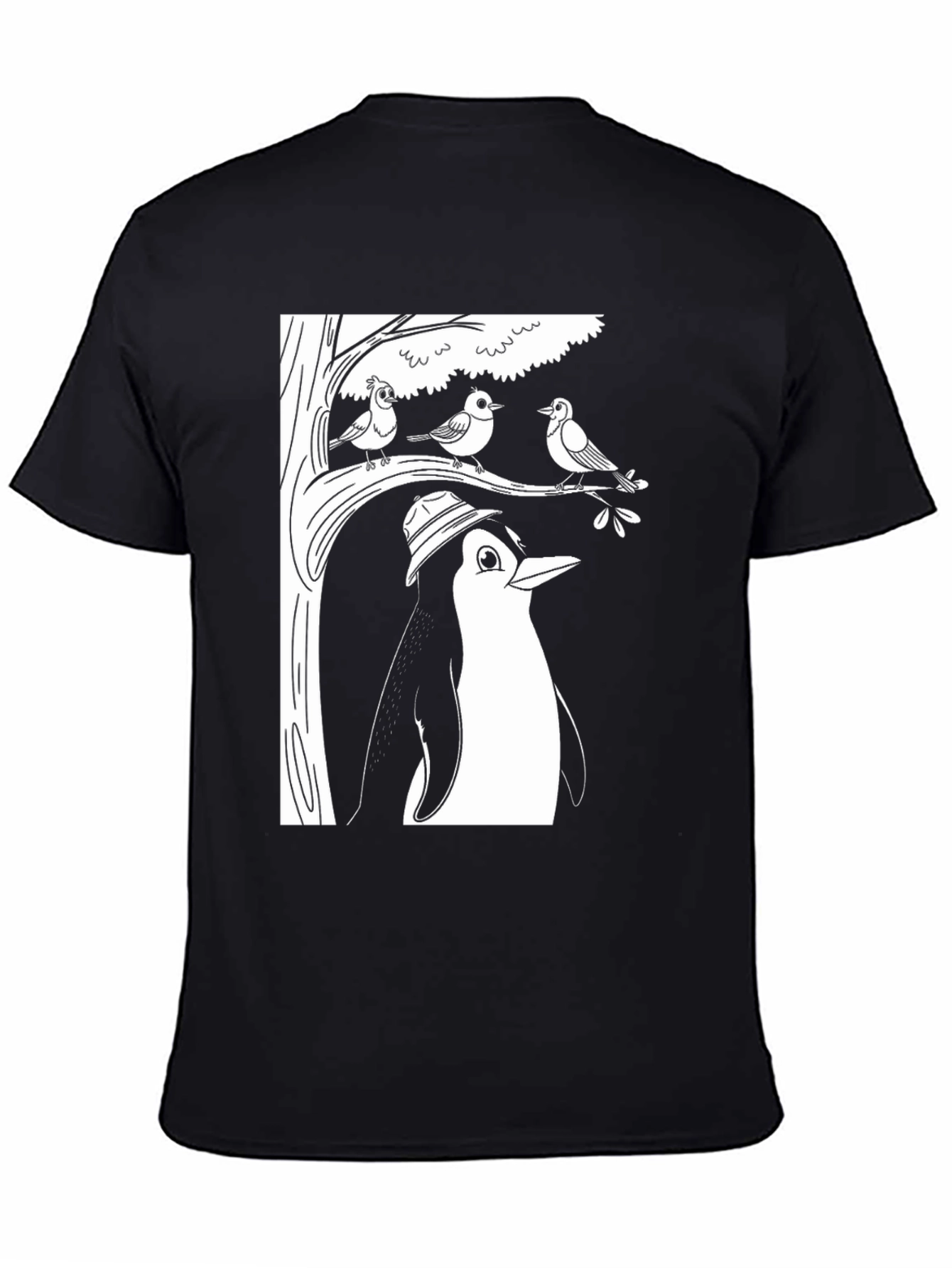 Penguin & Birds Graphic Tee