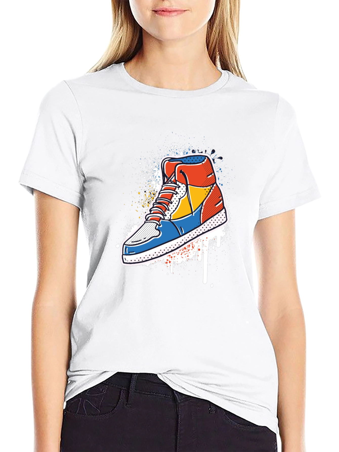 Sneaker Graphic Tee - Cool Trendy Style