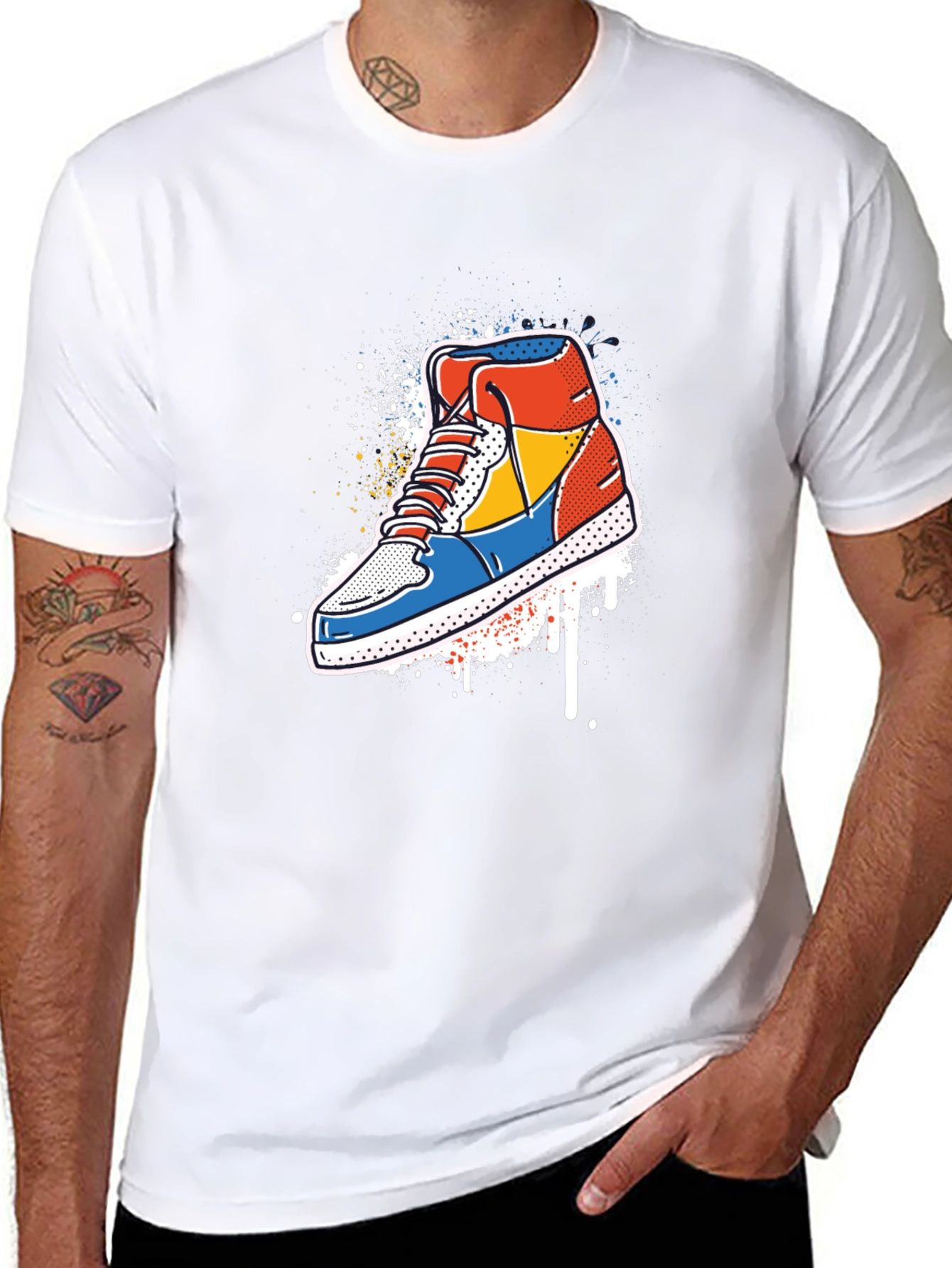 Sneaker Graphic Tee - Cool Trendy Style