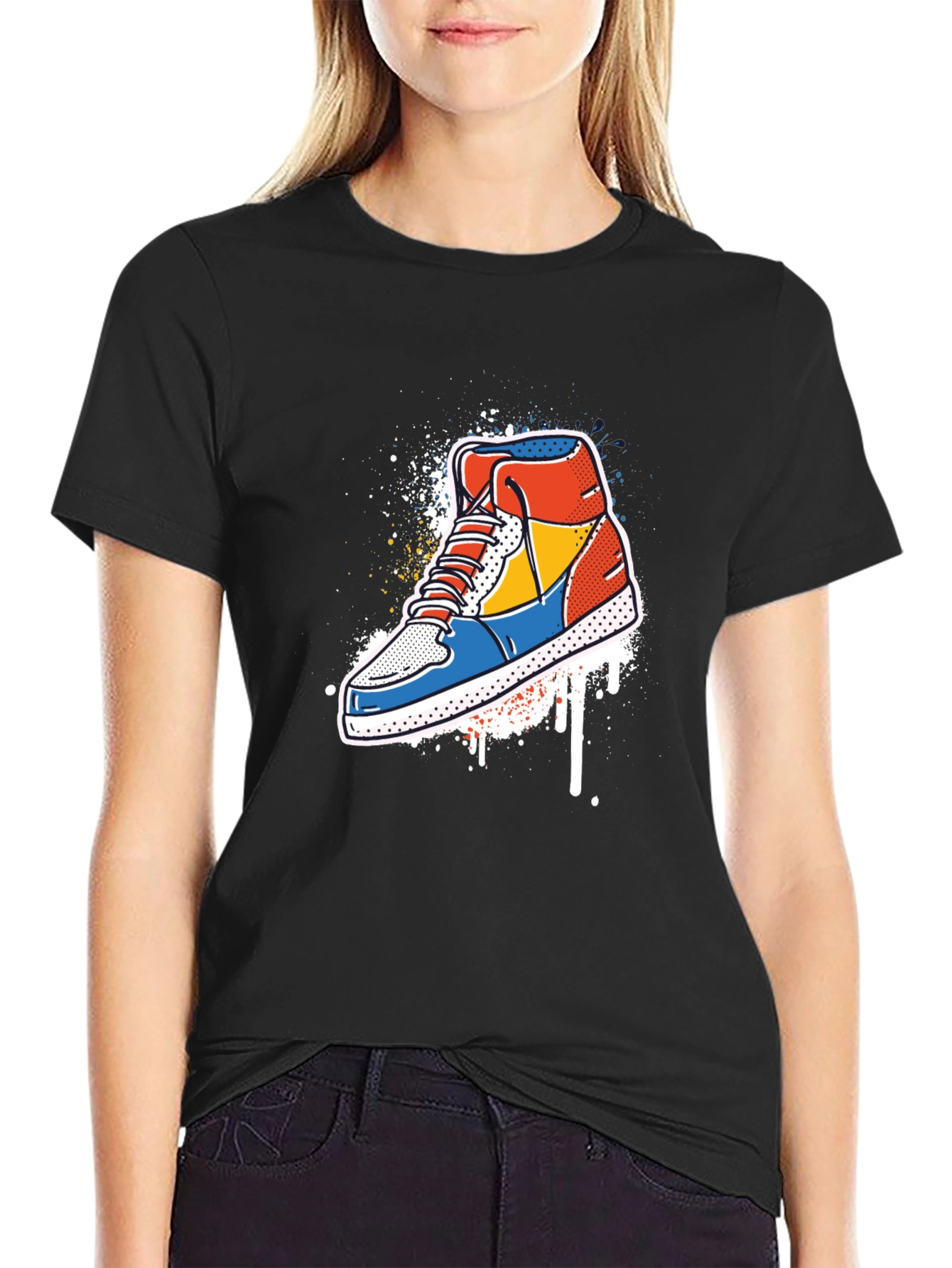 Sneaker Graphic Tee - Cool Trendy Style