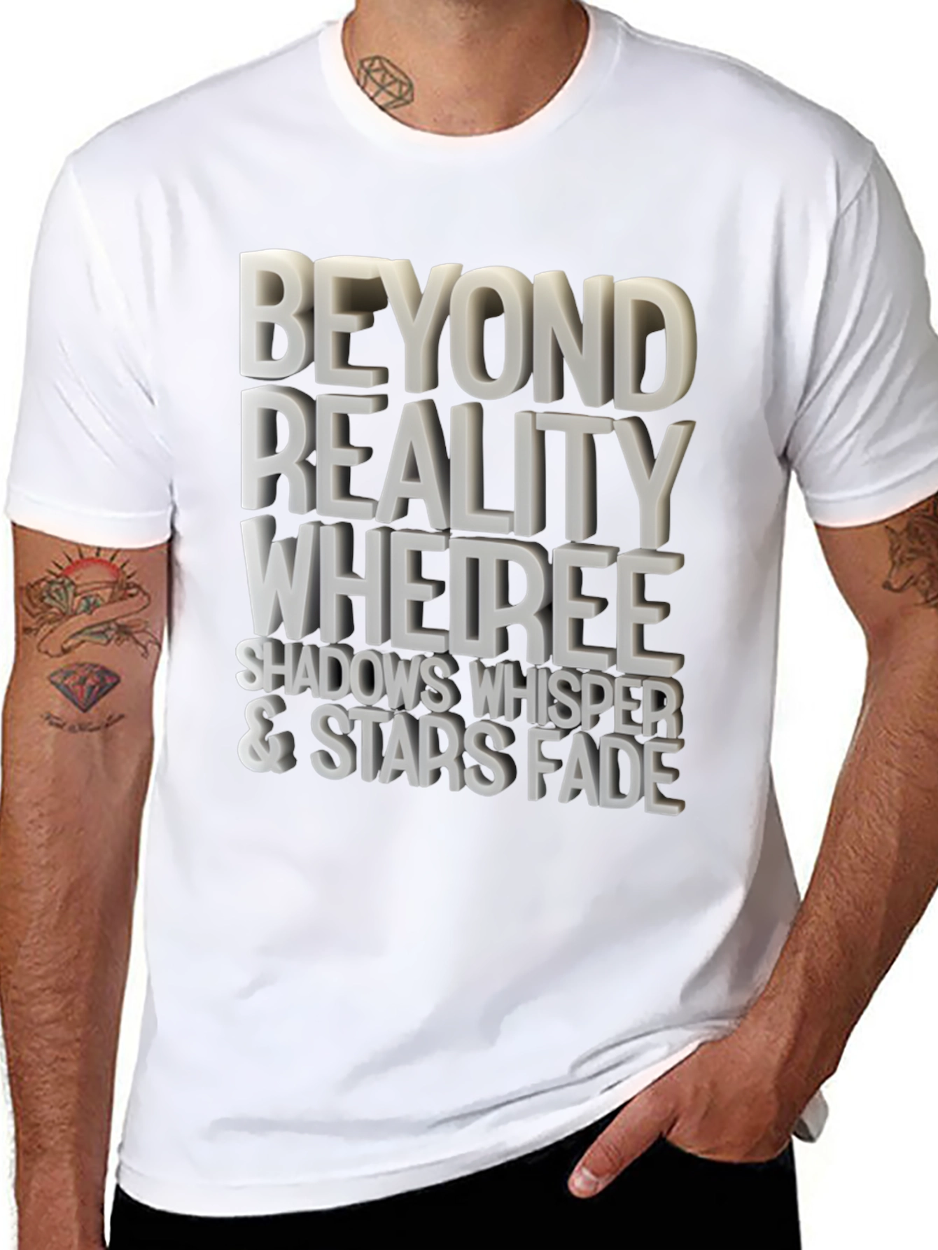 Beyond Reality Tee - Shadows Whisper & Stars Fade