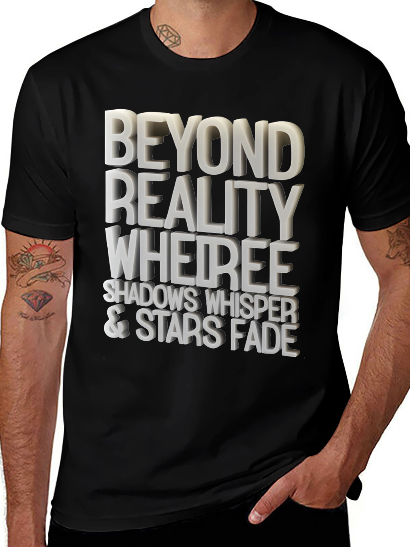 Beyond Reality Tee - Shadows Whisper & Stars Fade