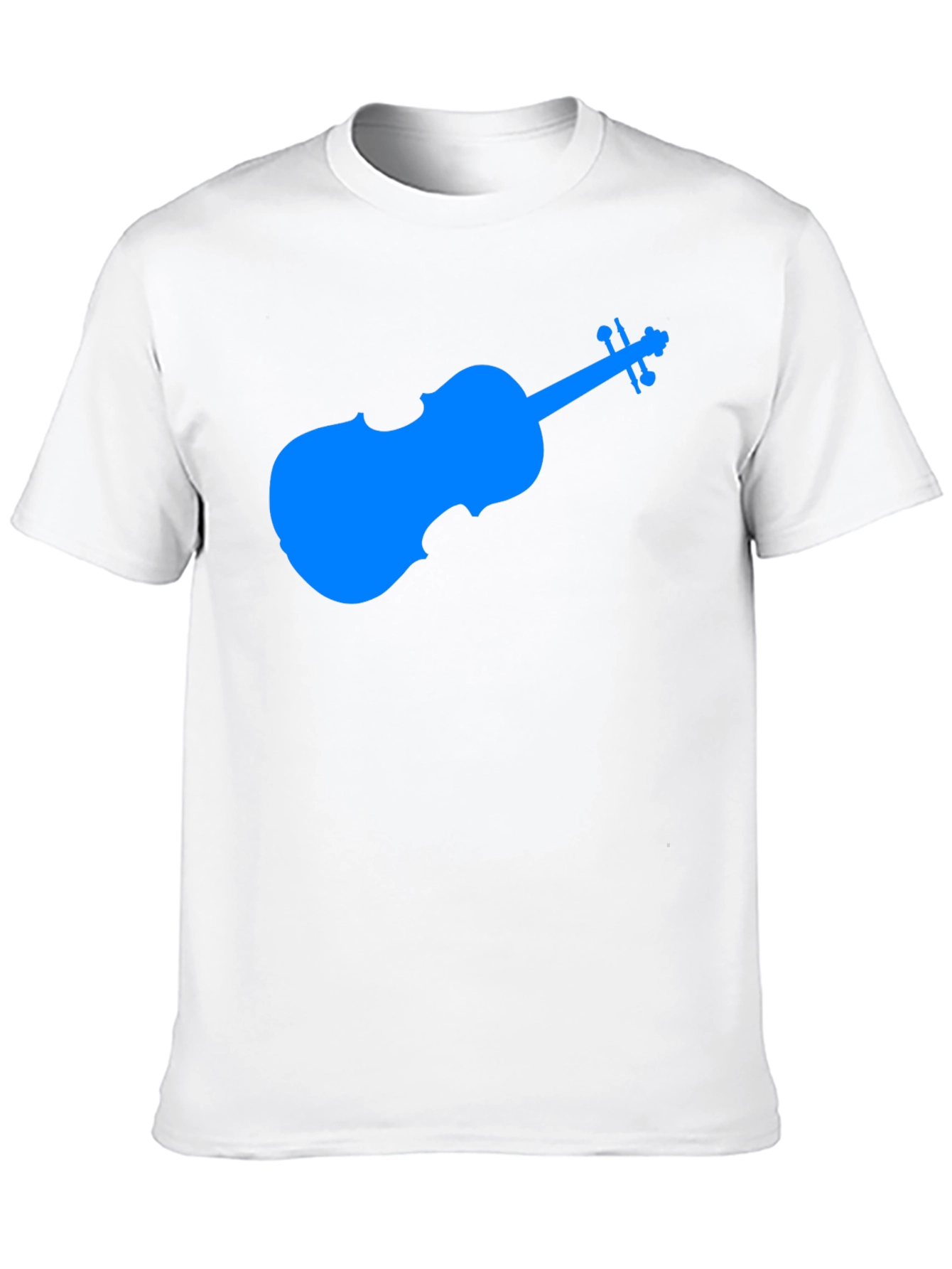 Blue Violin Graphic Tee - Musicians Gift