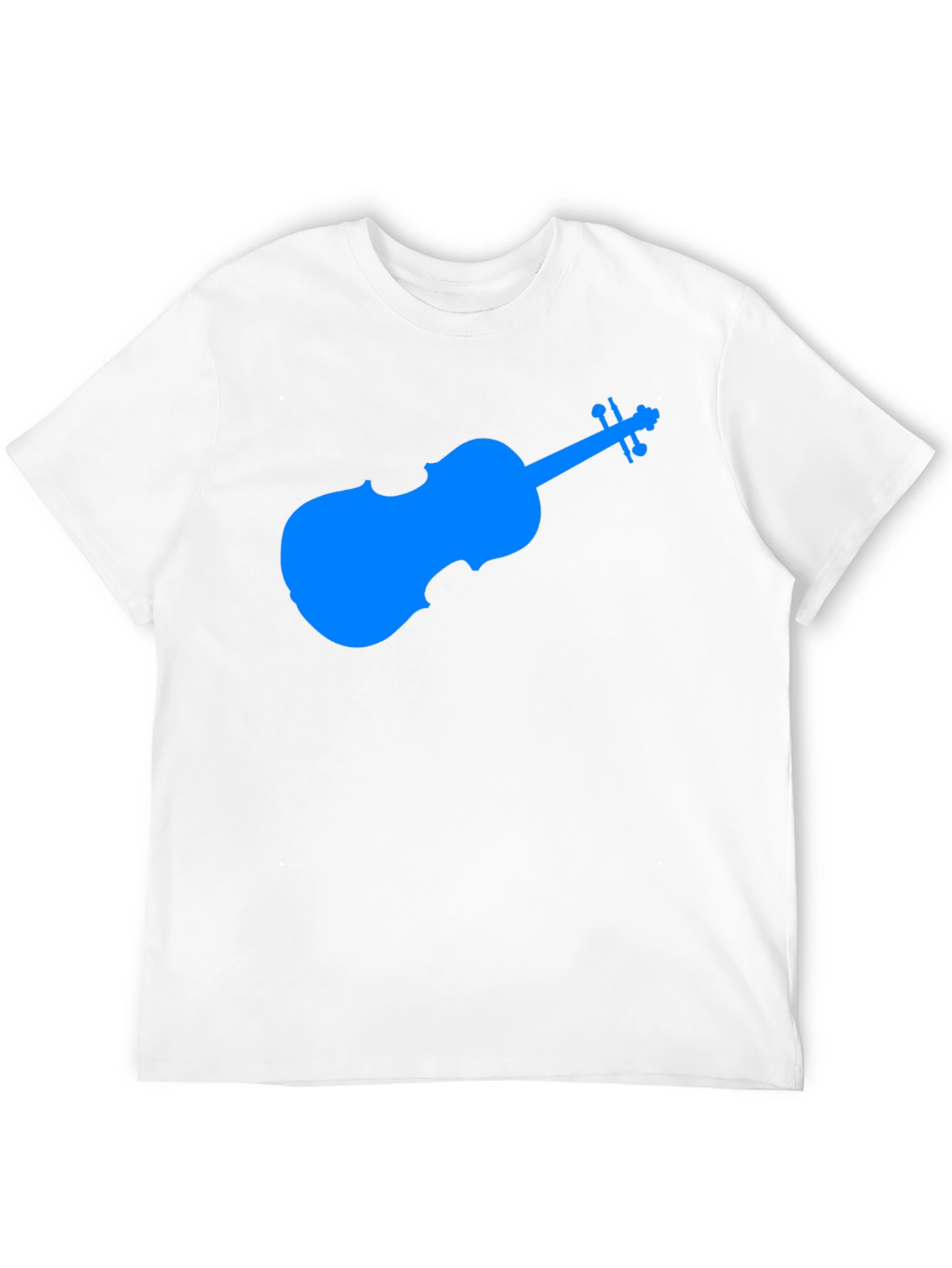 Blue Violin Graphic Tee - Musicians Gift