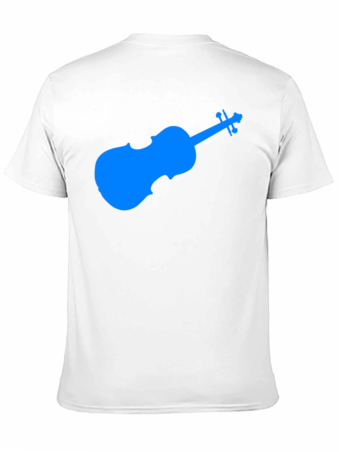 Blue Violin Graphic Tee - Musicians Gift