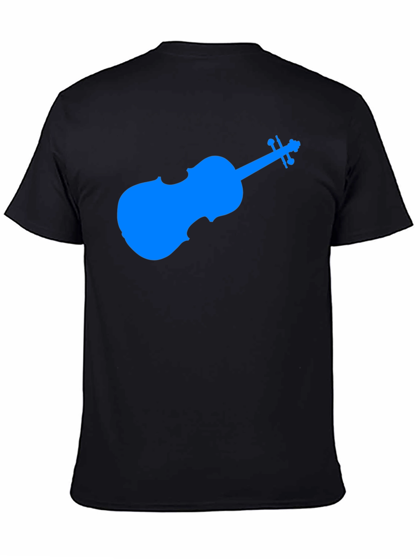 Blue Violin Graphic Tee - Musicians Gift