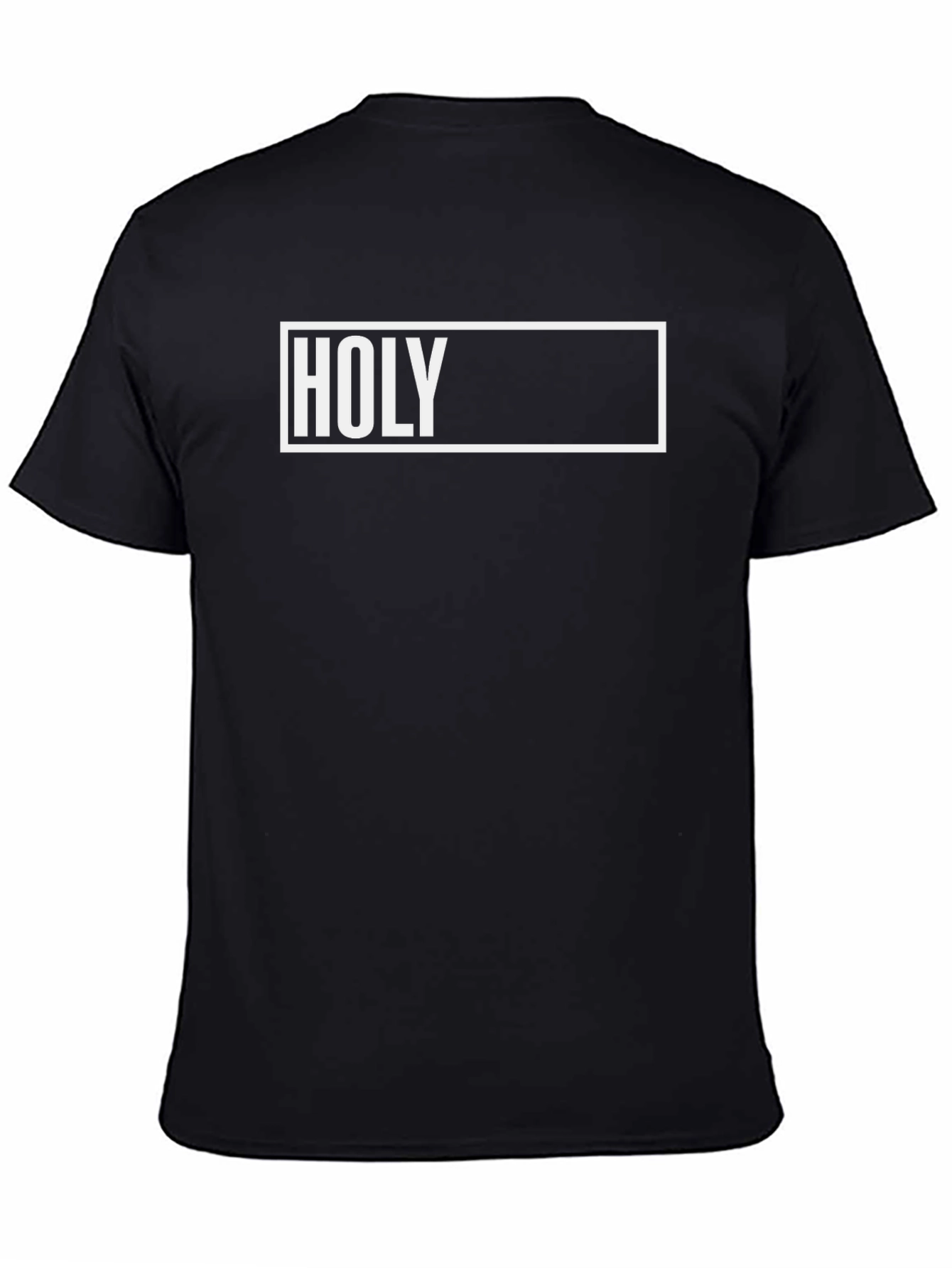 Holy Graphic T-Shirt - Black Crew Neck Tee