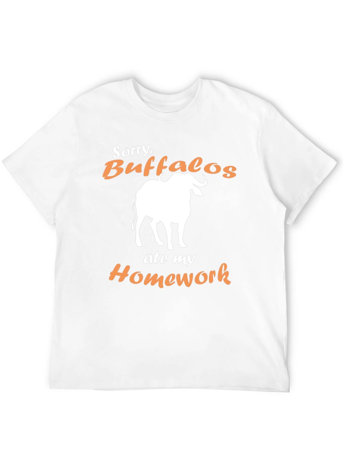 Buffalo Ate My Homework Funny T-Shirt