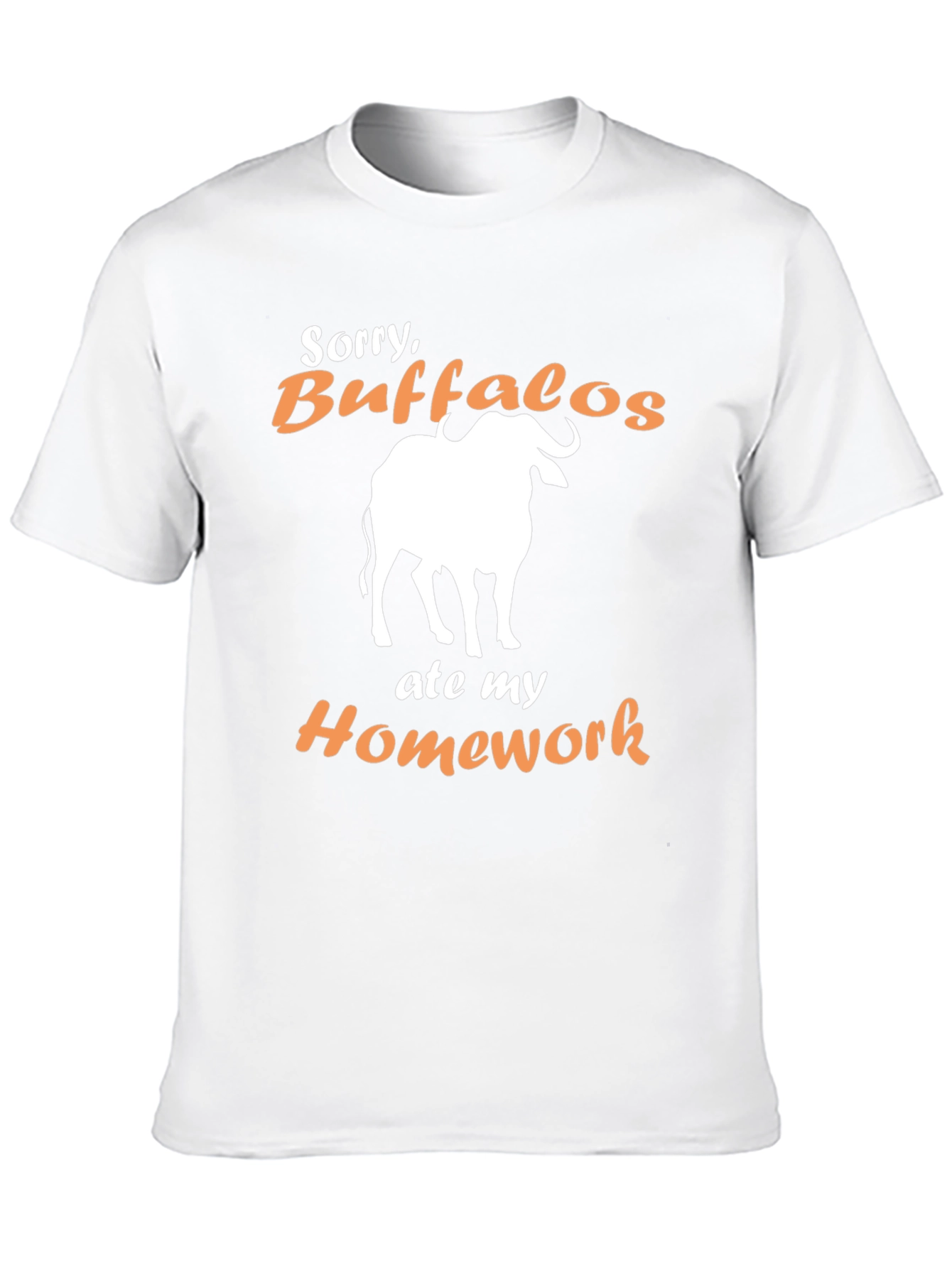 Buffalo Ate My Homework Funny T-Shirt