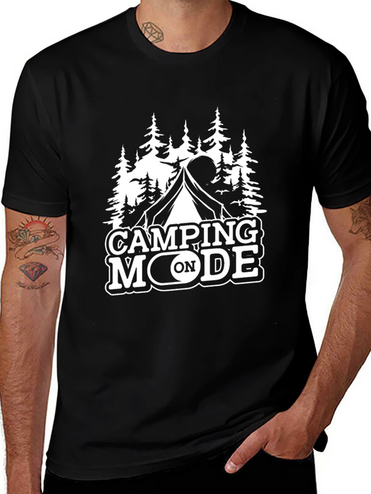 Camping Mode On Graphic Tee
